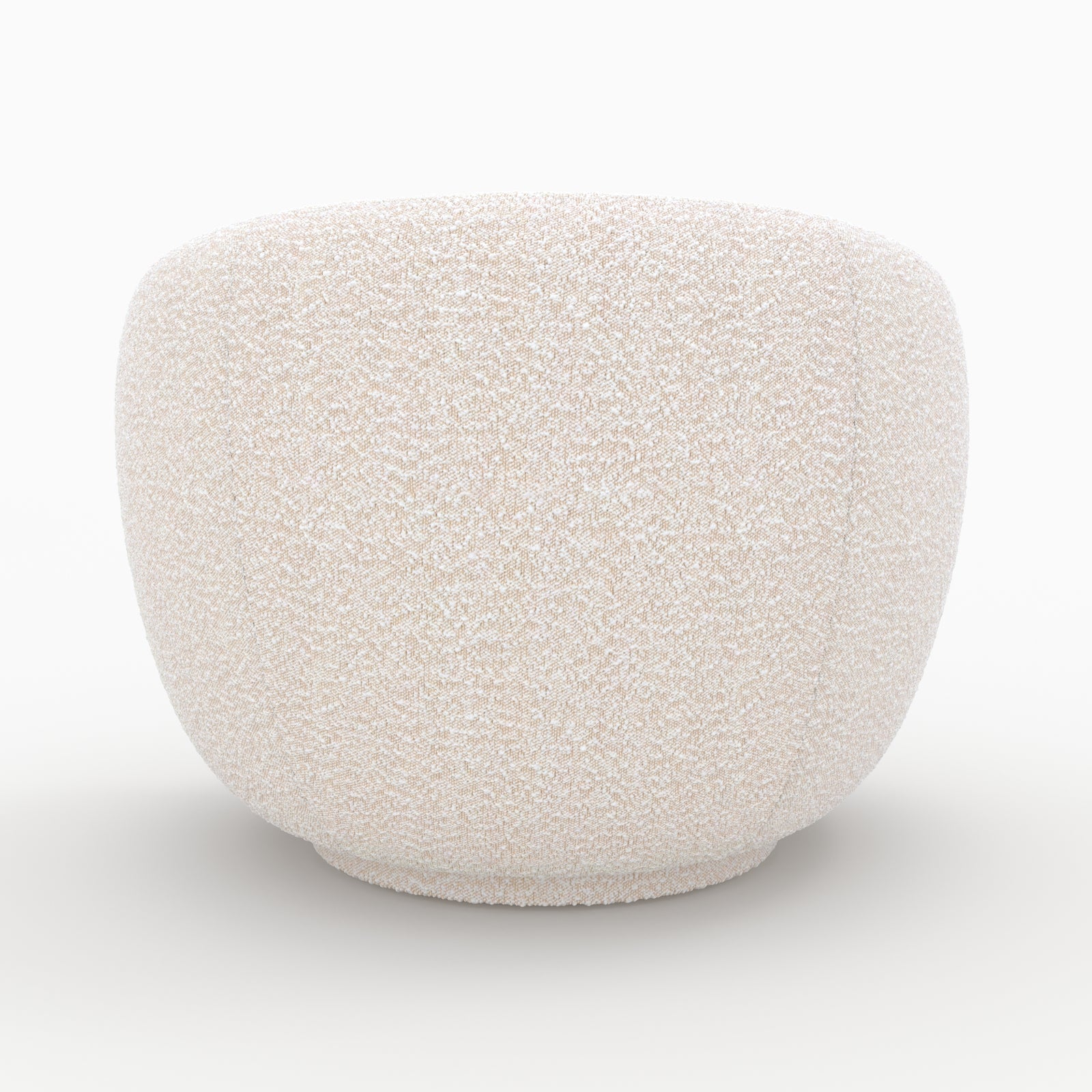 pack izae fauteuil canape tissu boucle table basse 4 personnes