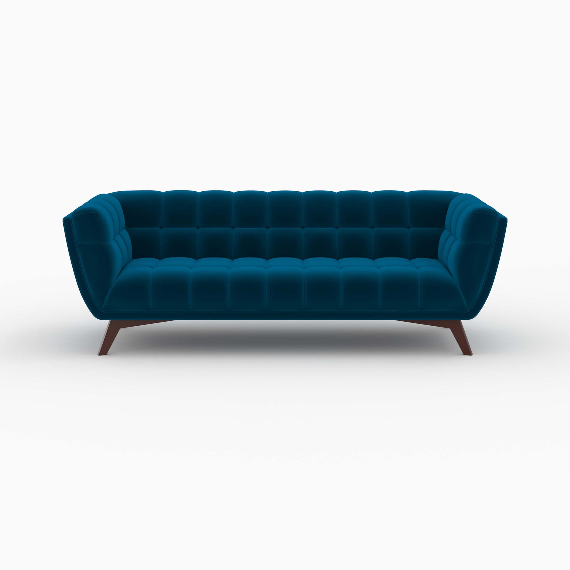 pack mona canapes 5 places velours bleu canard_1