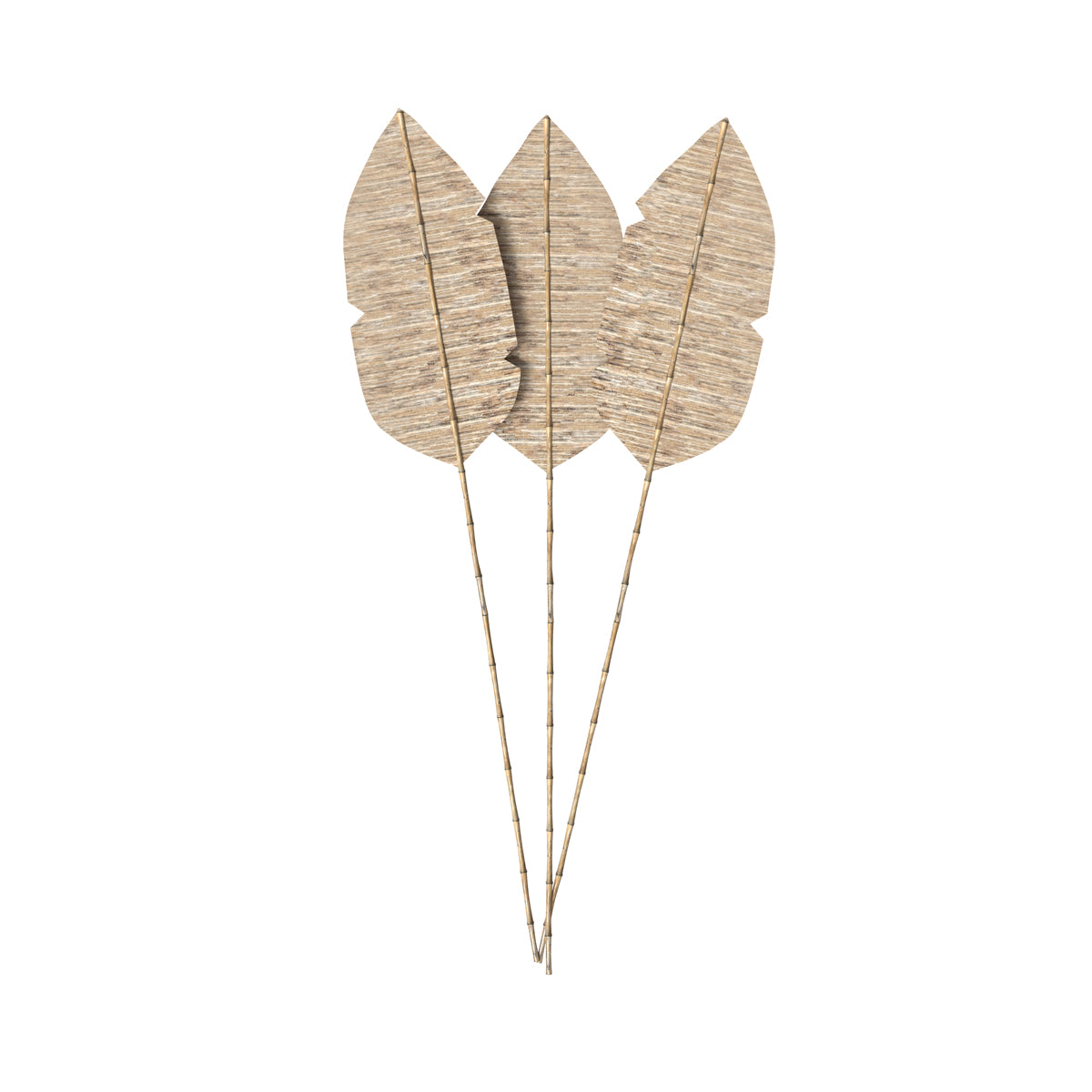 palme lot de 3 major matiere naturelle ethnique