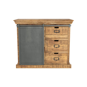 petit buffet tabuk en bois et metal