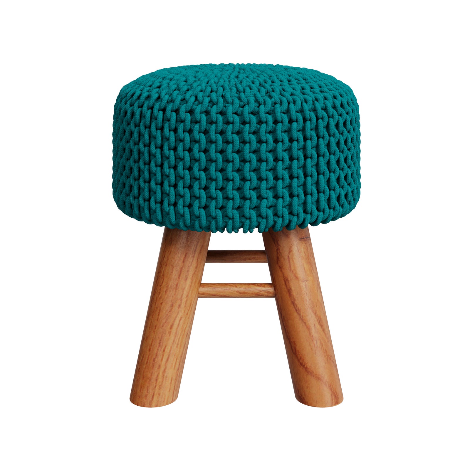 petit tabouret lisa coton bleu