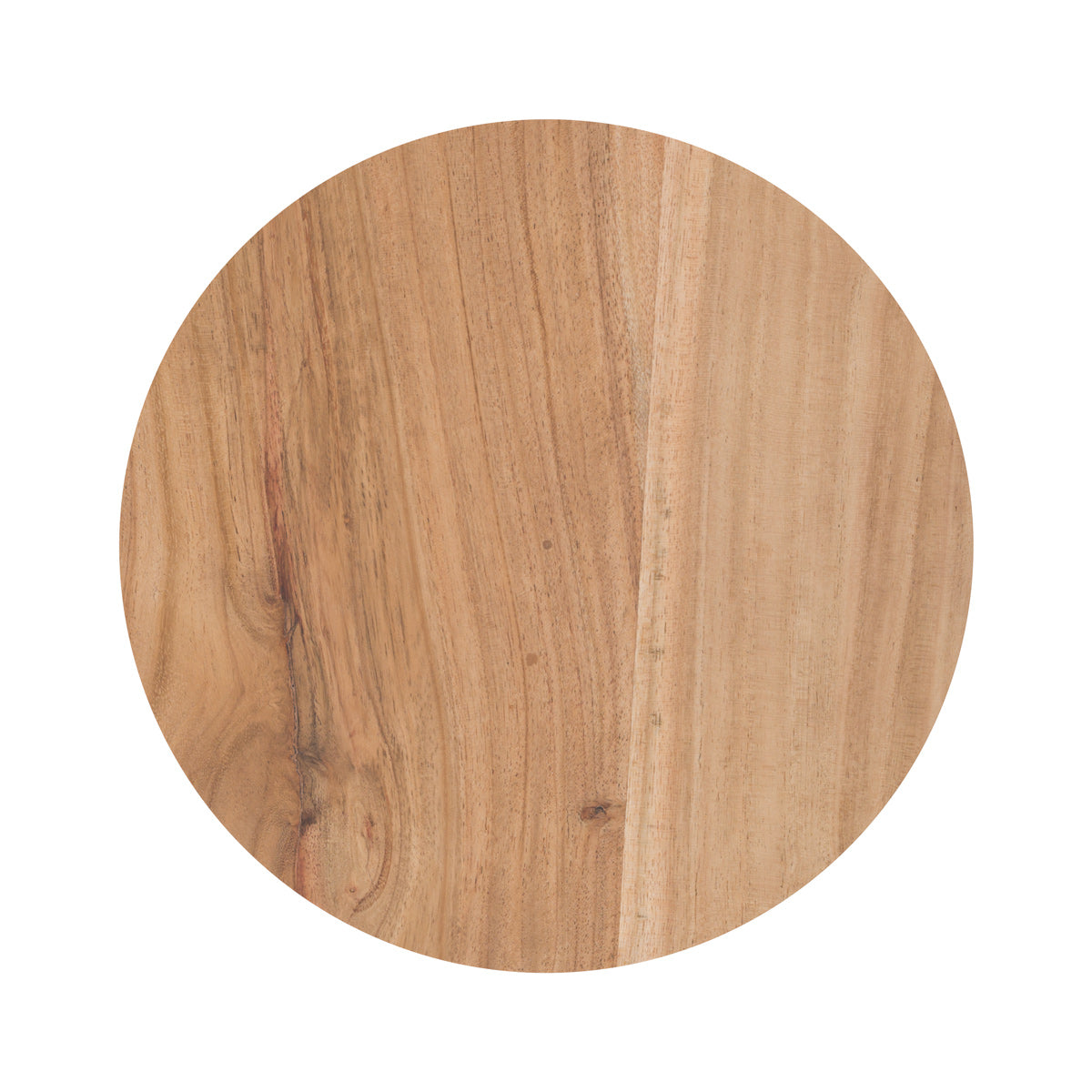 petite sellette en bois d accacia et structure en metal mafana