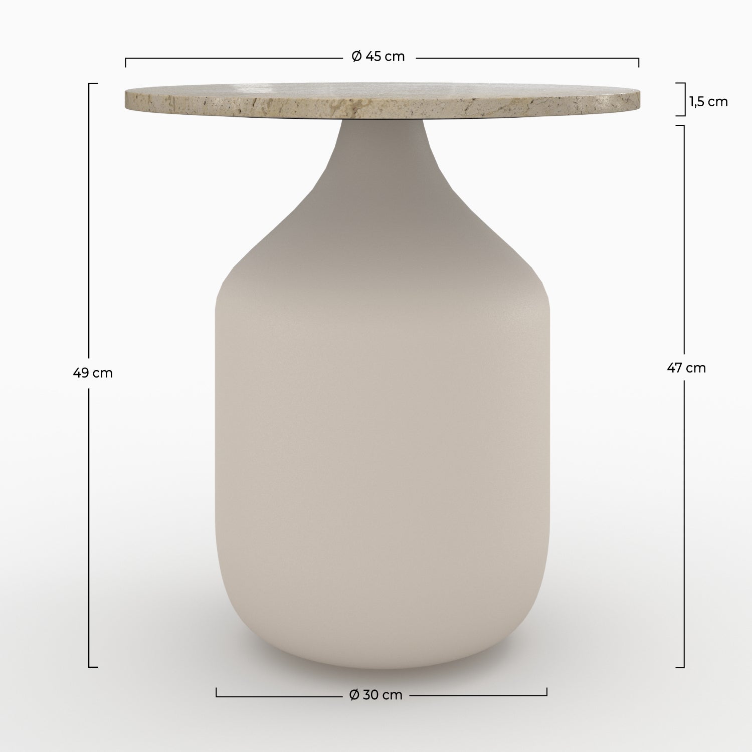 Mesa auxiliar Louison