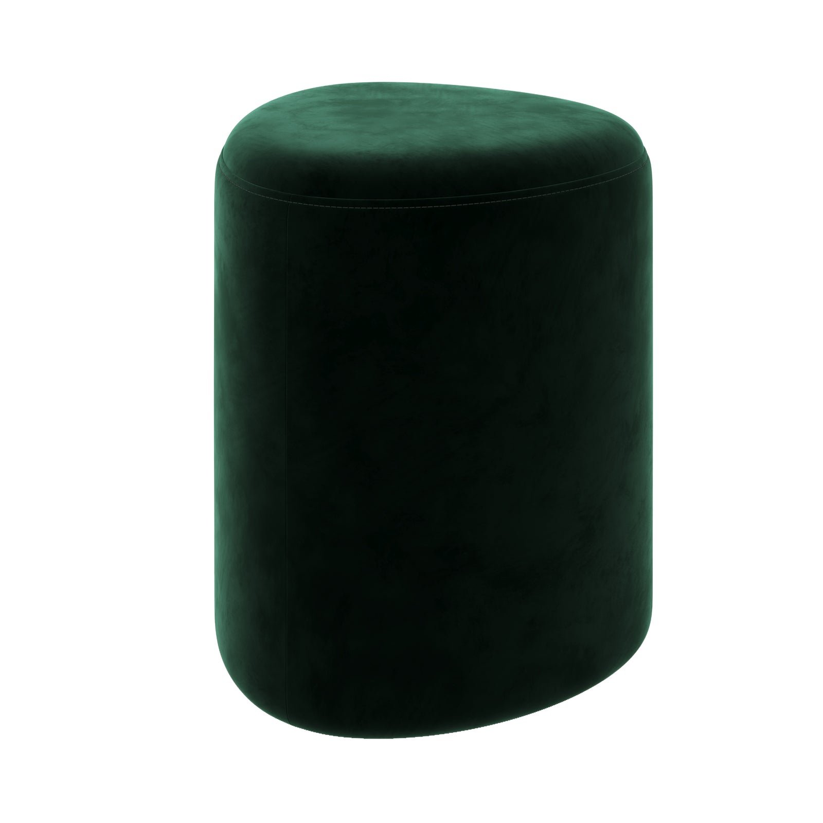 pouf emmy vert fonce velours