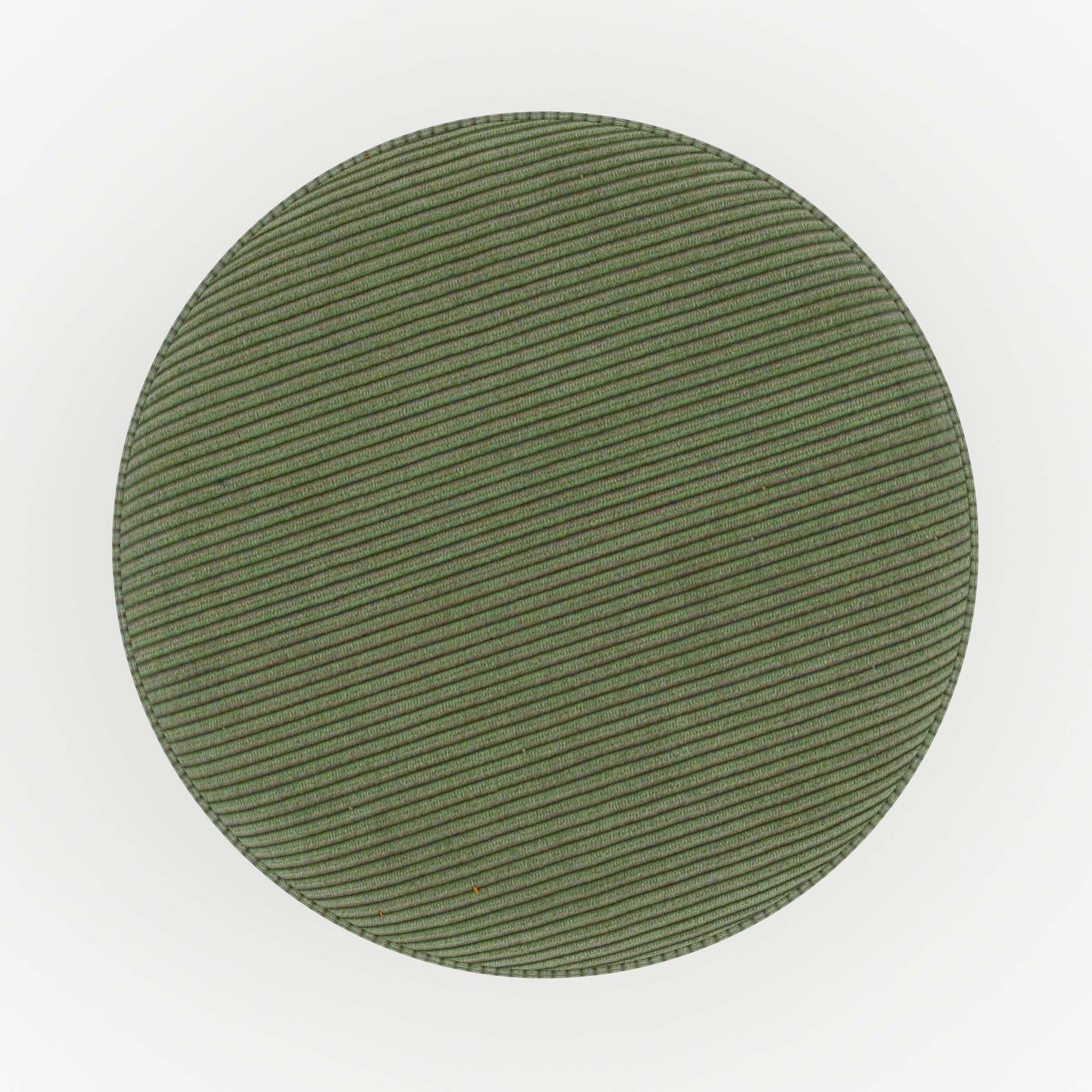 pouf lily kaki en velours