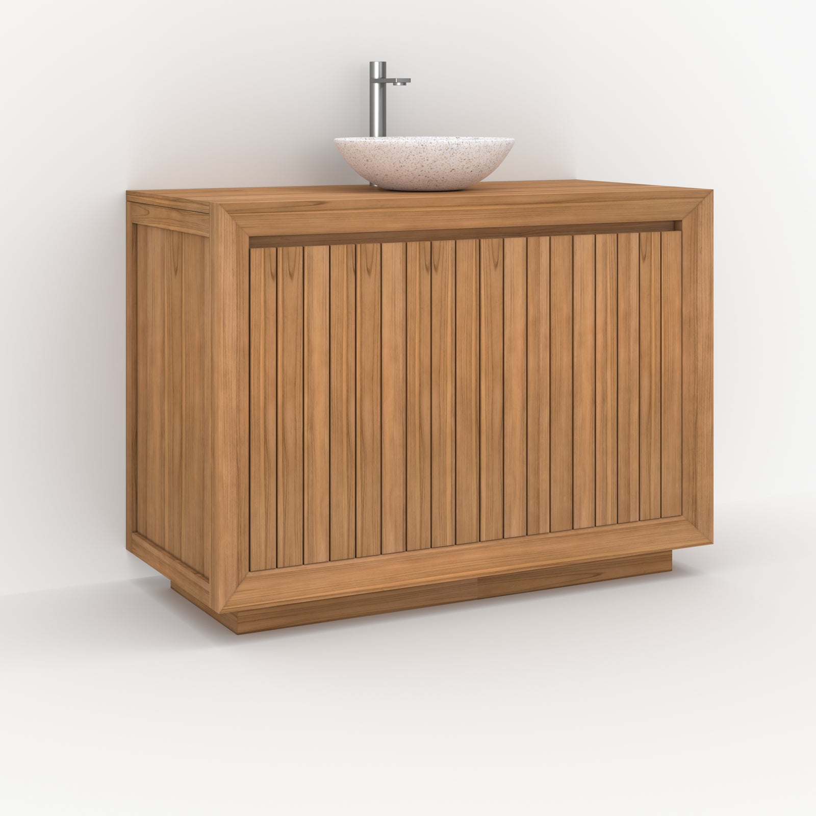 rangement bois de teck salle de bain pernelle