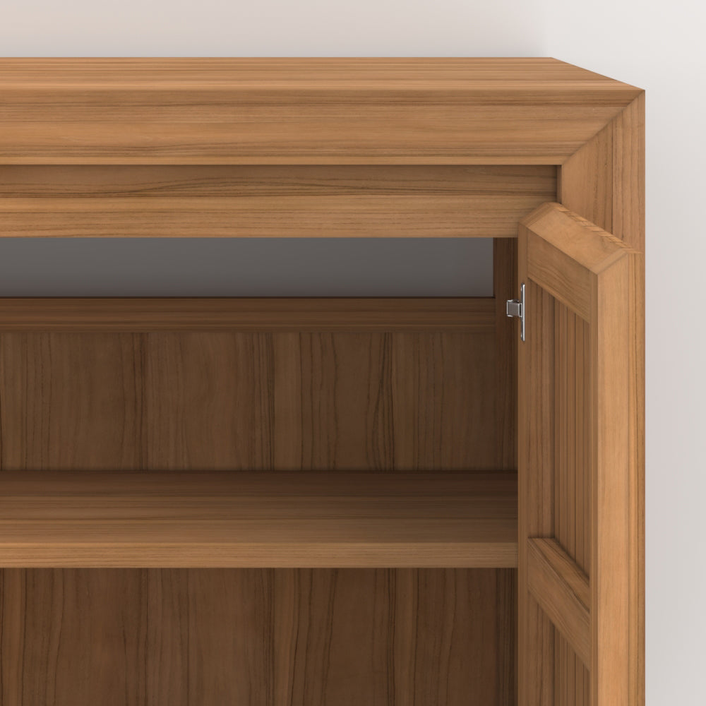 rangement en bois de teck sdb pernelle