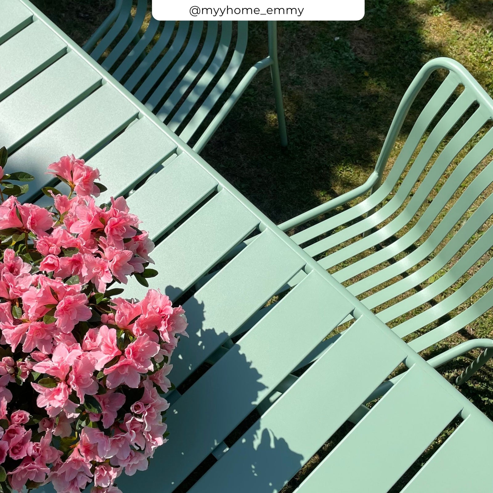 rdv deco chaise de jardin verte en metal lot de 2