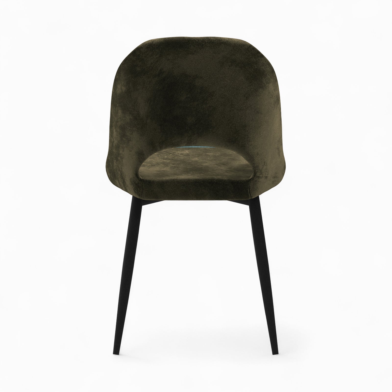 rendez vous deco pack penelope 4 chaises velours jaune vert