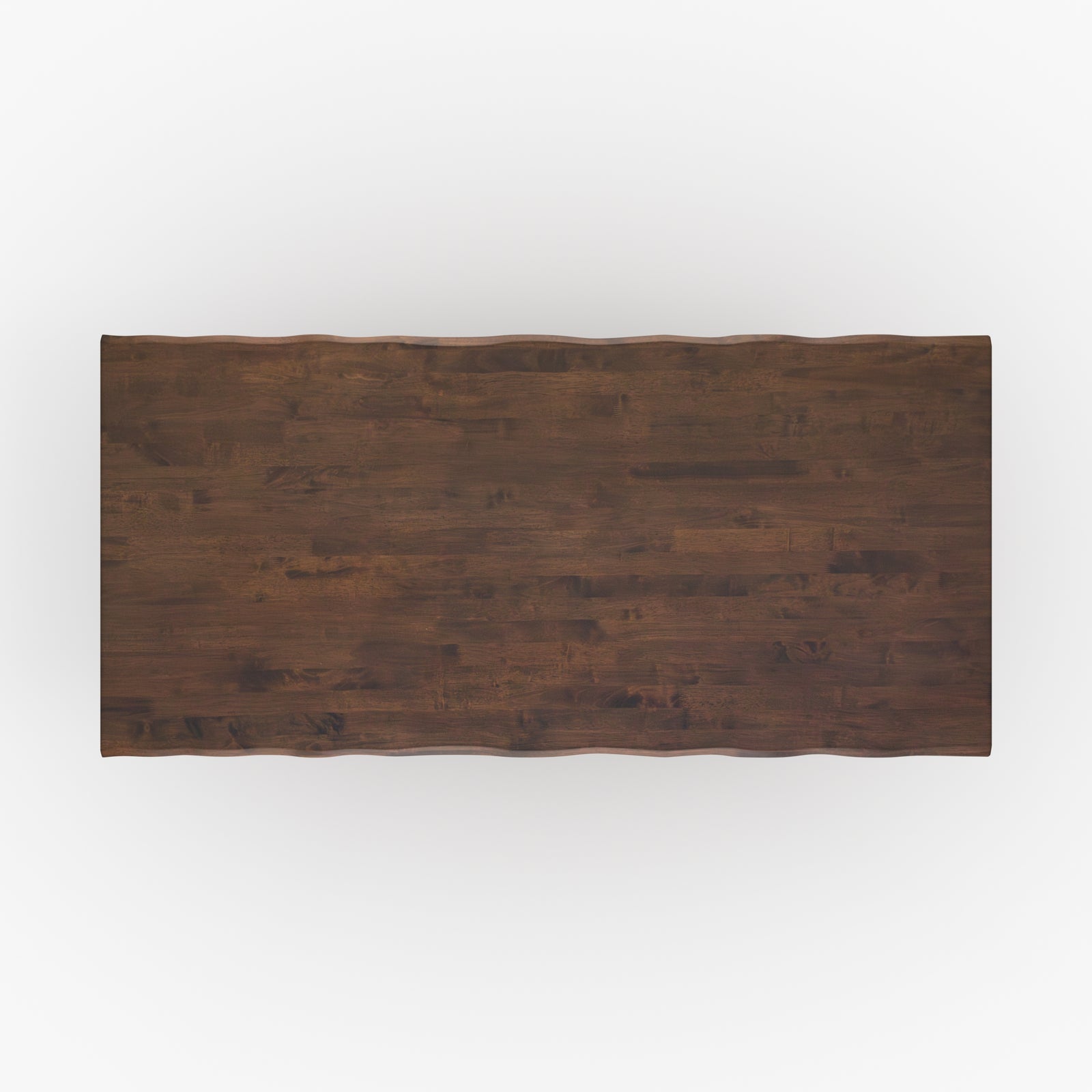 robin table en bois d hevea massif fonce 8 personnes