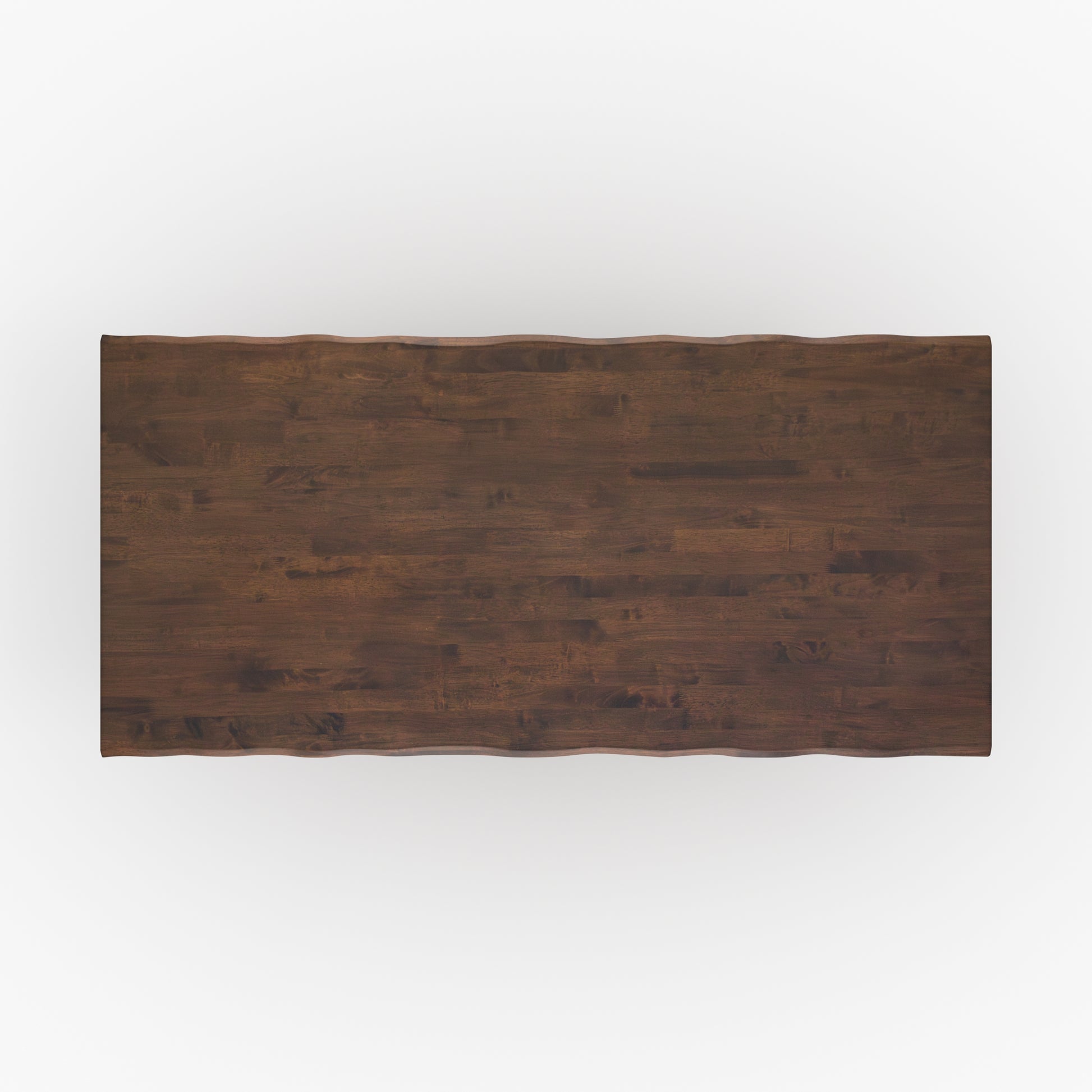 robin table en bois d hevea massif fonce 8 personnes