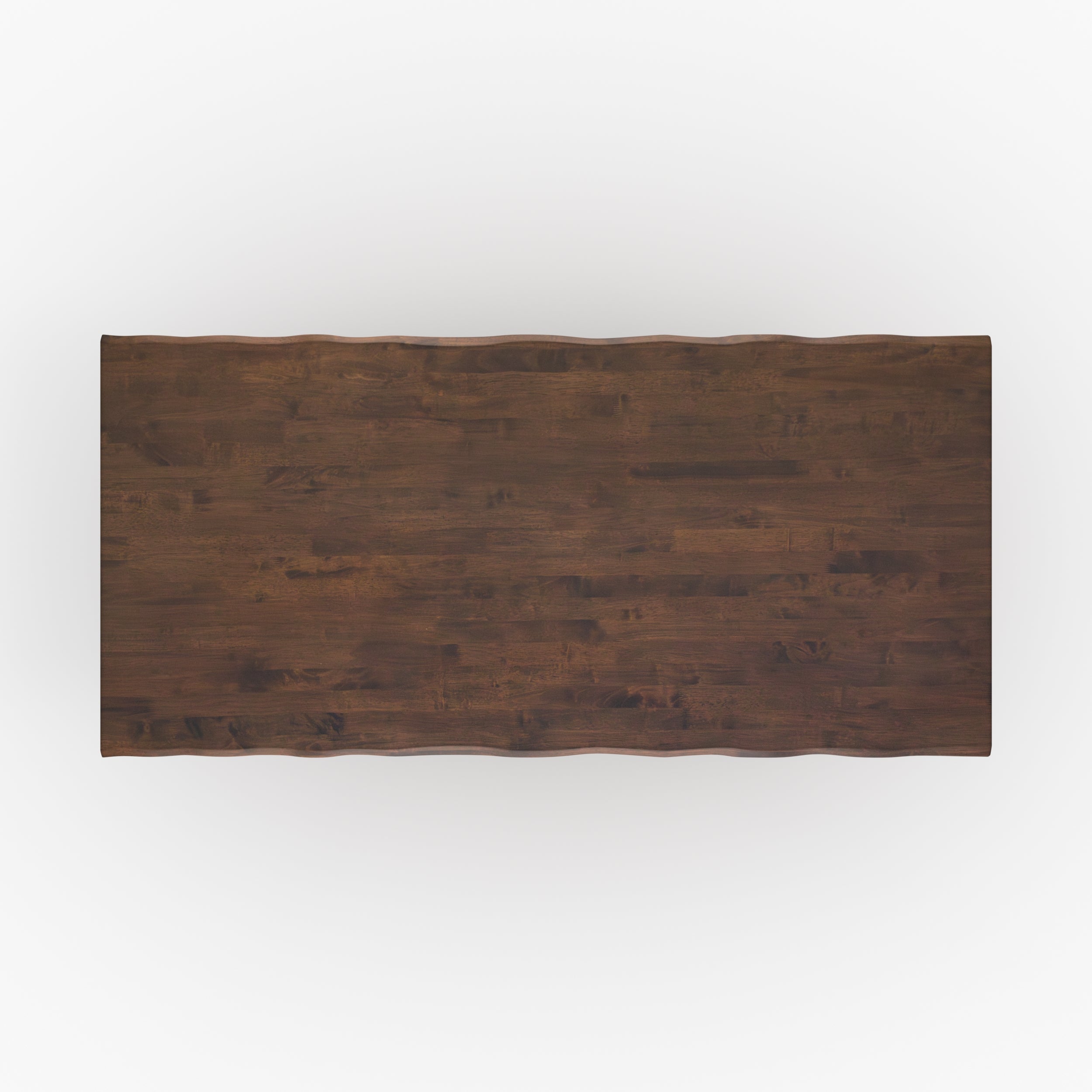 robin table en bois d hevea massif fonce 8 personnes