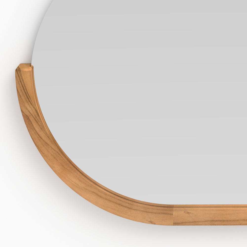 salle de bain miroir mural bois teck zephyr rdv deco