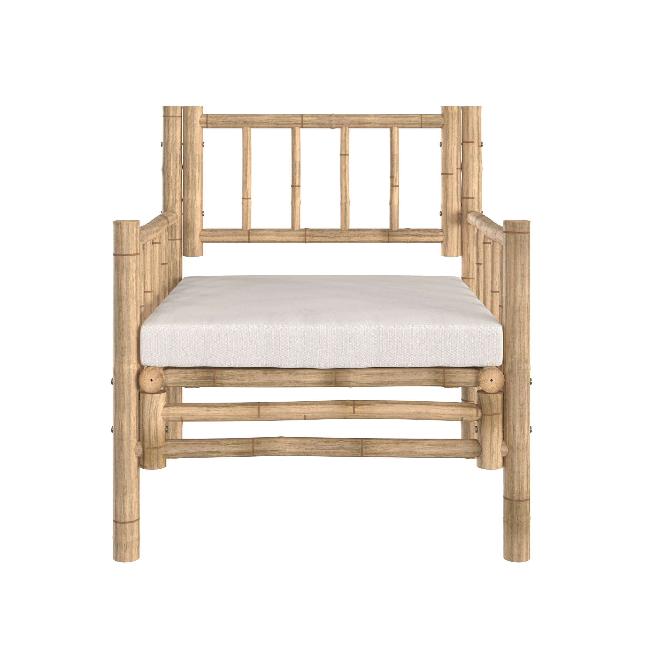 Salon de jardin Vadella 4 personnes en bambou