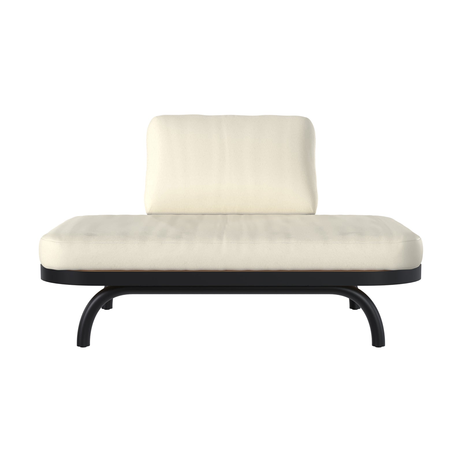 salon de jardin confortable coussin blanc samba