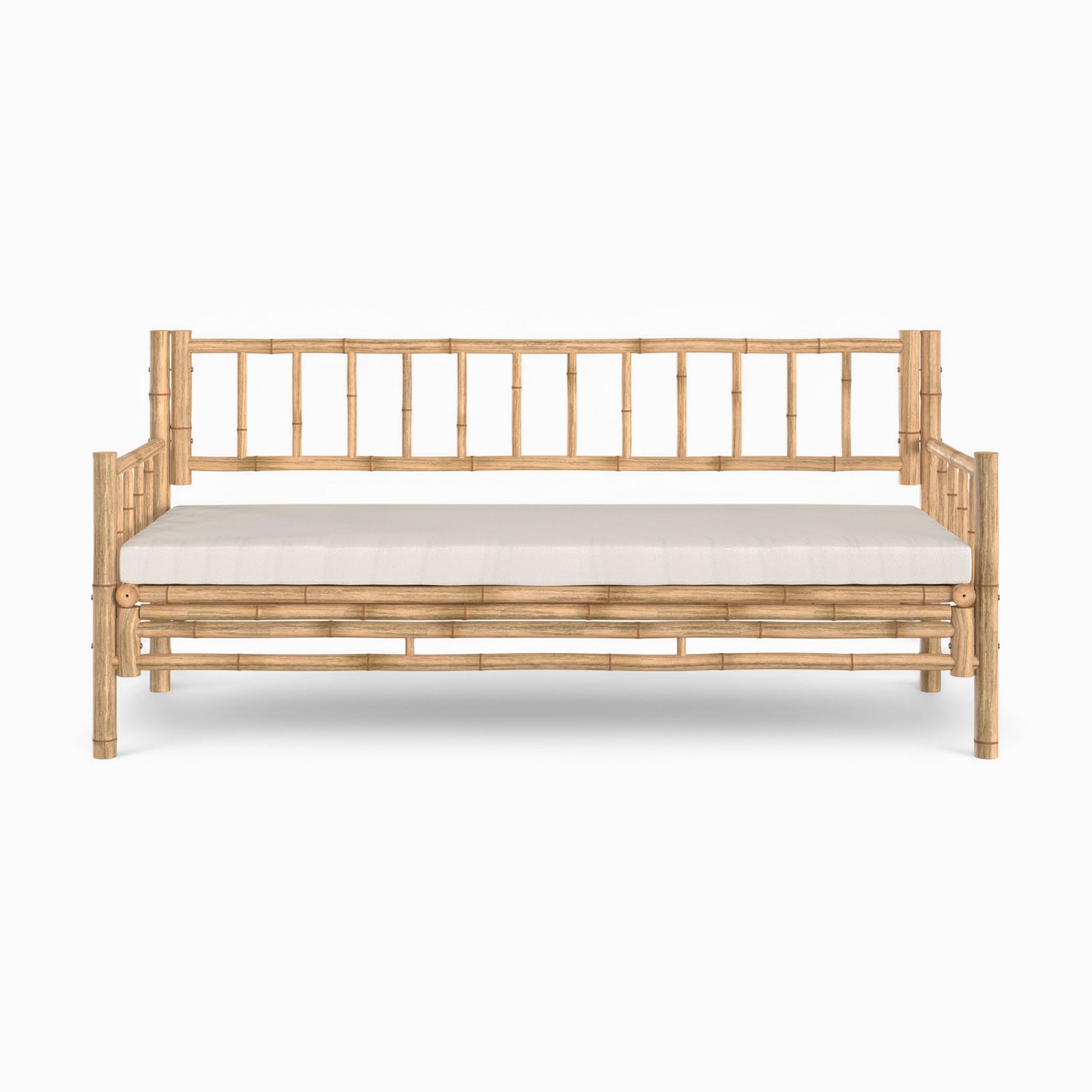 salon de jardin en bambou canape d angle table basse vadella