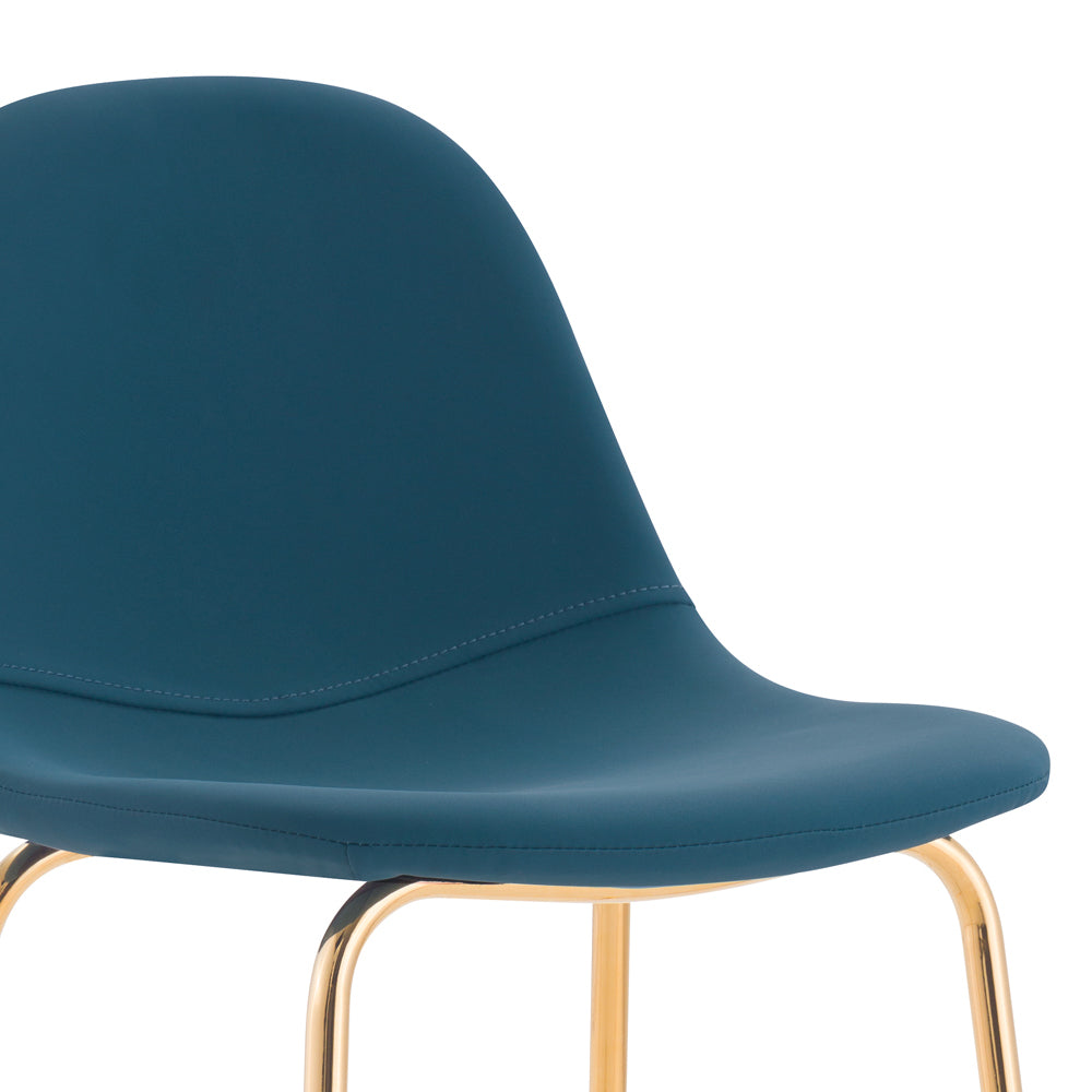 set 4 chaises henrik ilot central 65cm bleues blanches