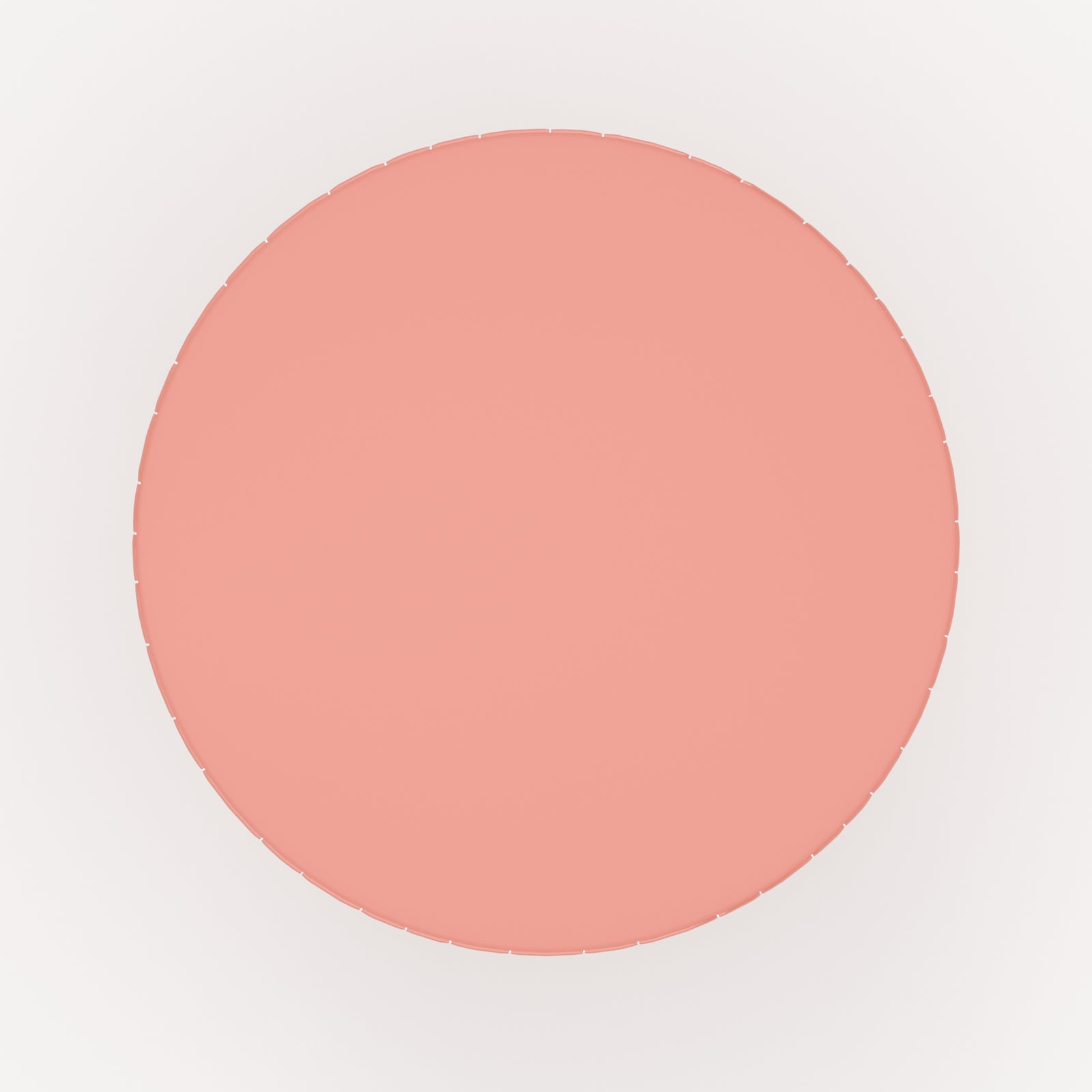 sidonie table d appoint en metal rose raye blanc