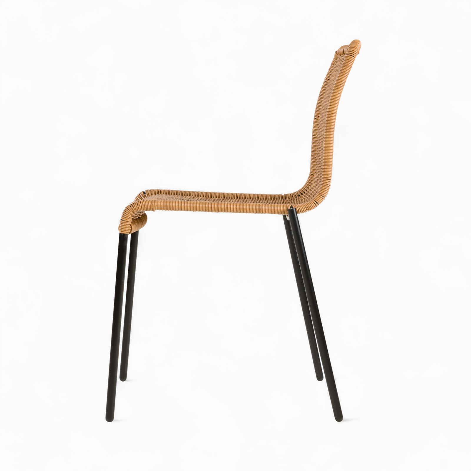 sirivara chaise en resine tressee naturelle lot de 2 interieur et exterieur