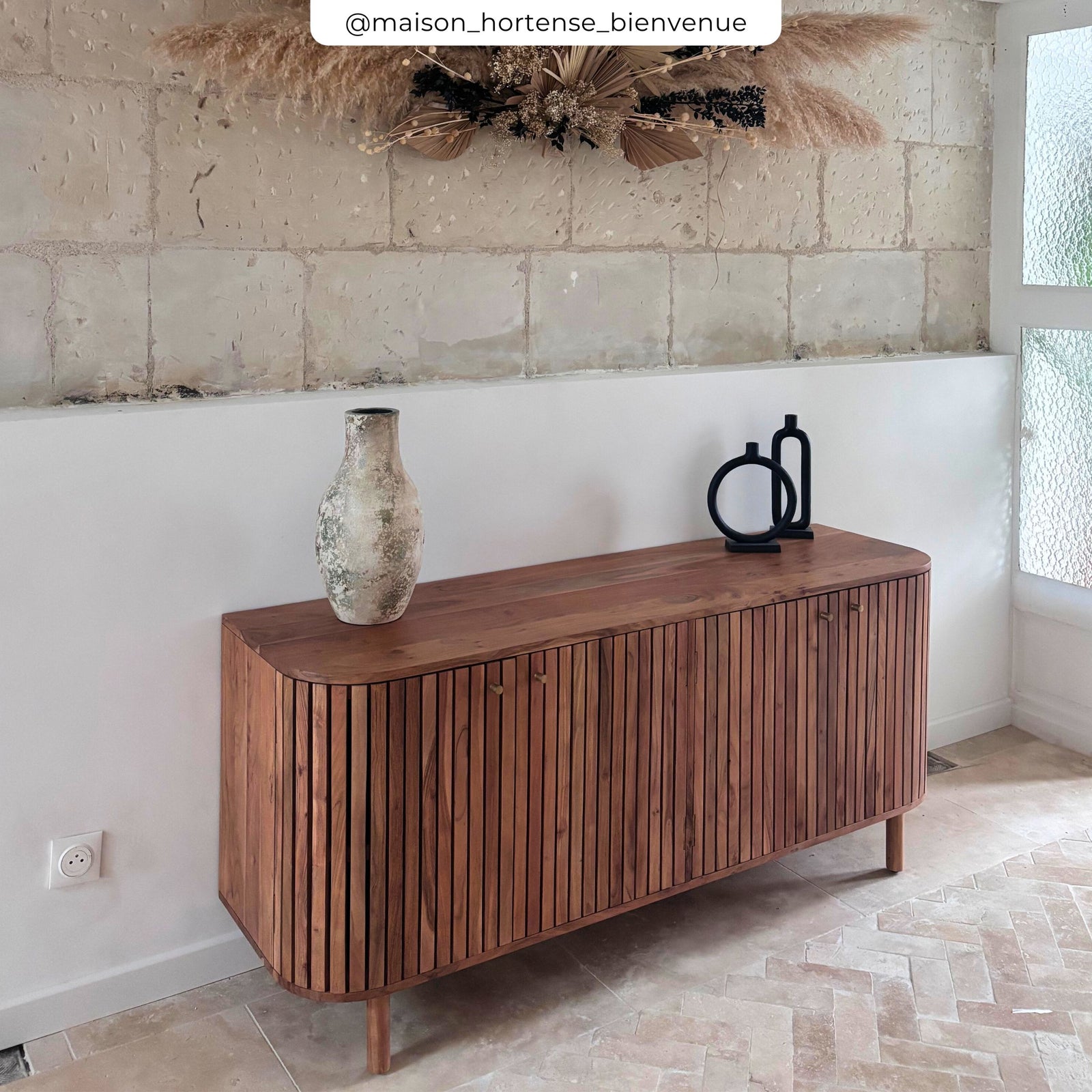 sublime buffet en bois d accacia rendez vous deco paola