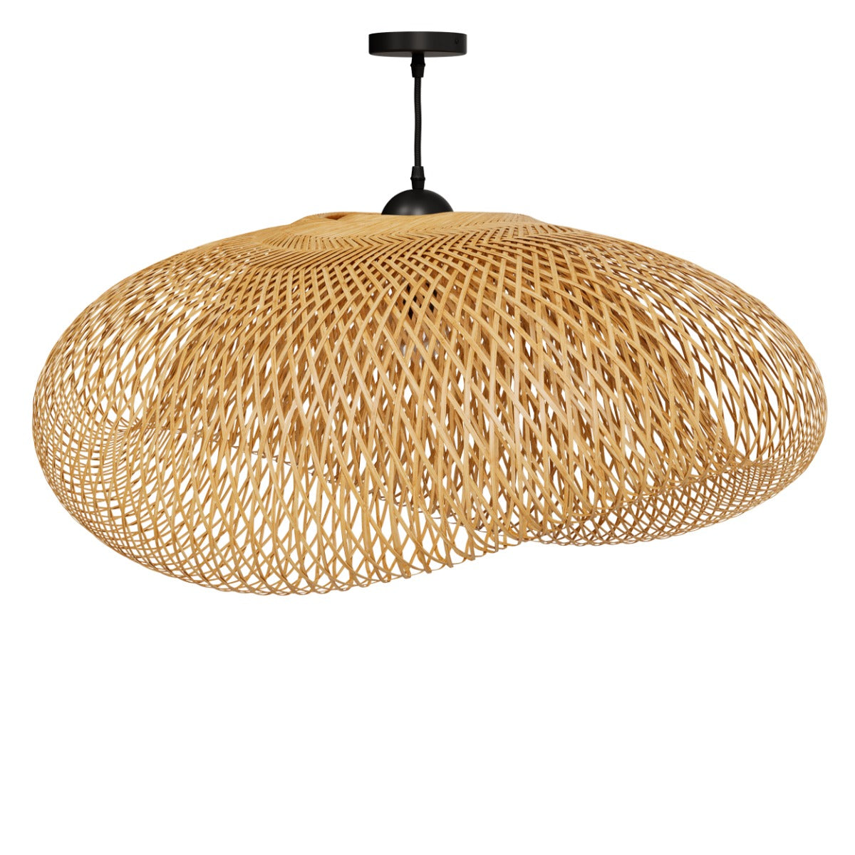 suspension anya en bambou naturel d88 cm