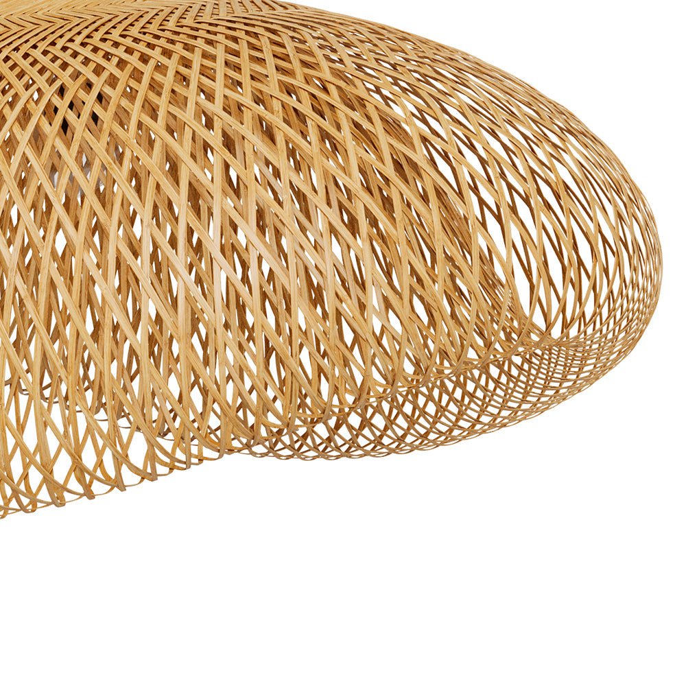 suspension anya en bambou naturel et metal d88 cm