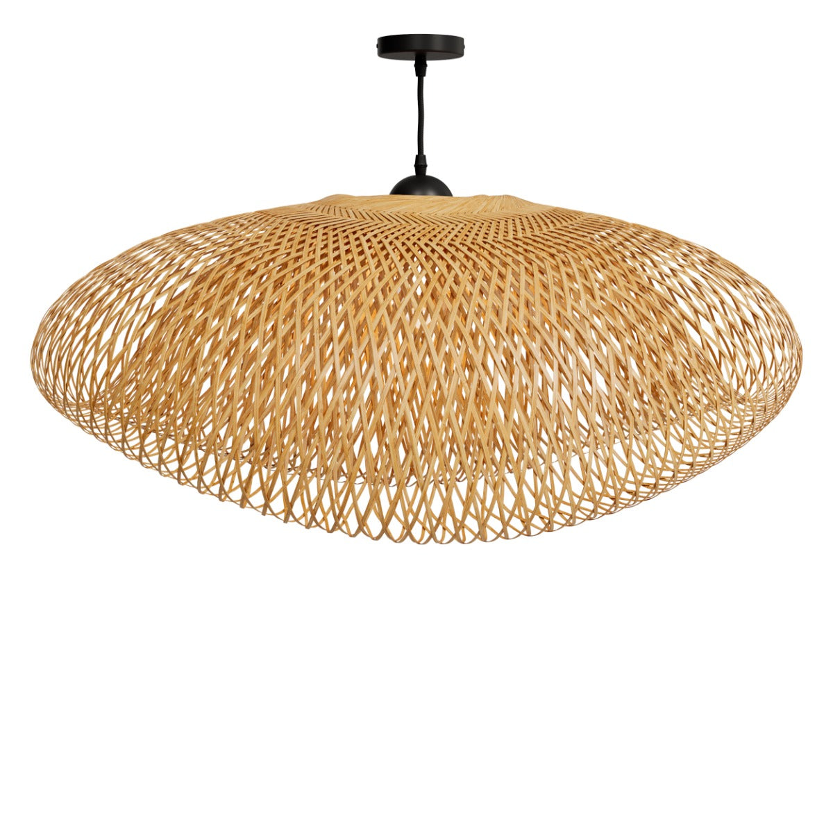 suspension anya en bambou naturel et metal