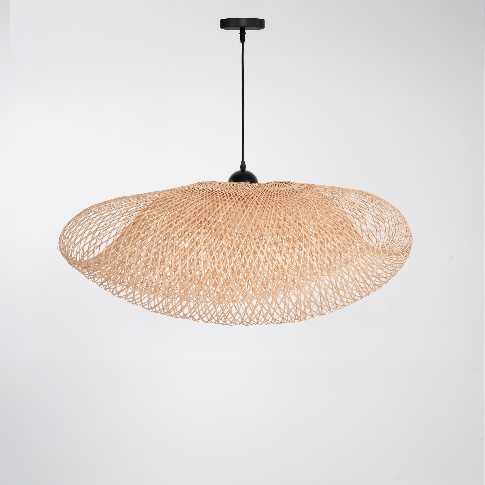 suspension en bambou naturel et metal anya