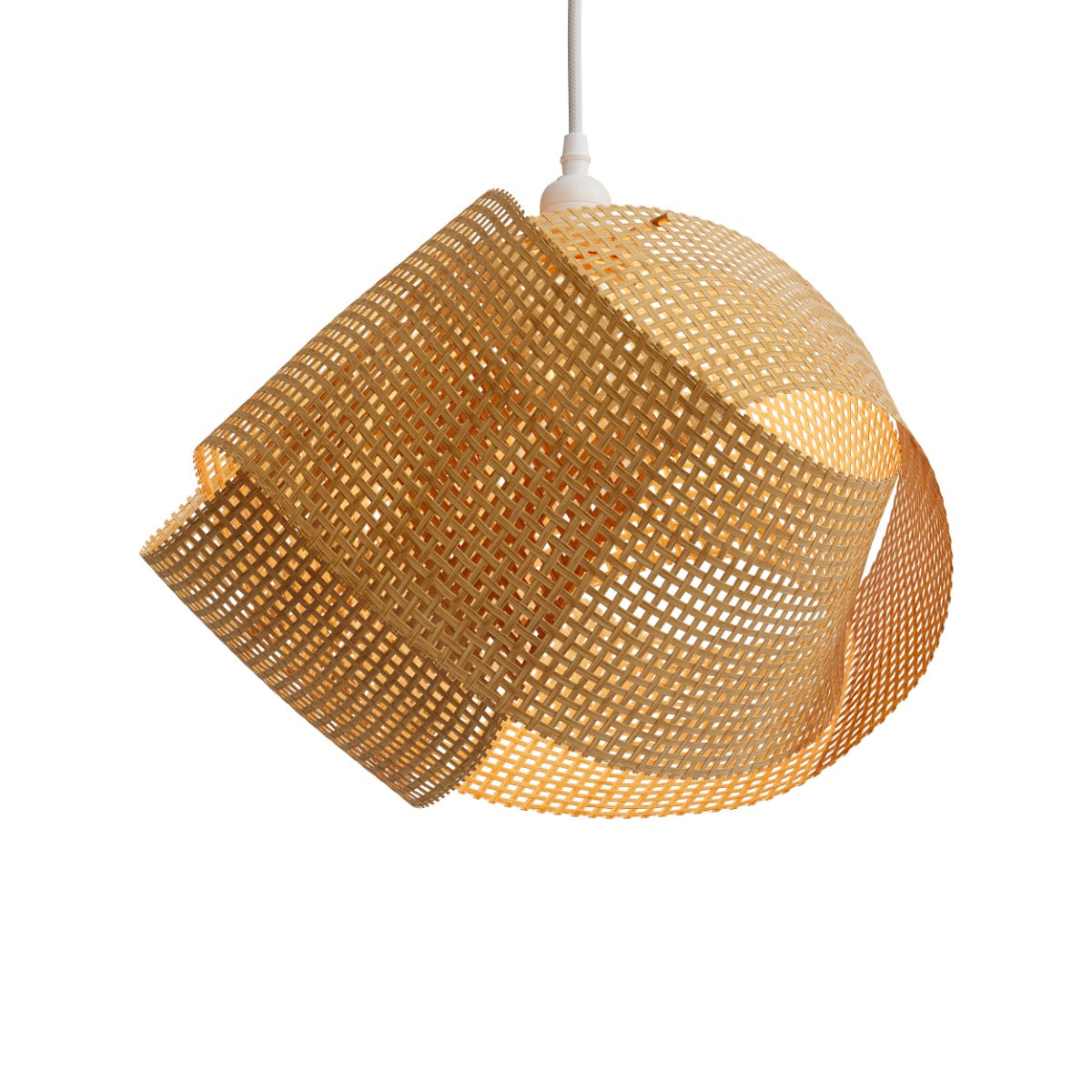 suspension en bambou naturel et metal d40 cm orta