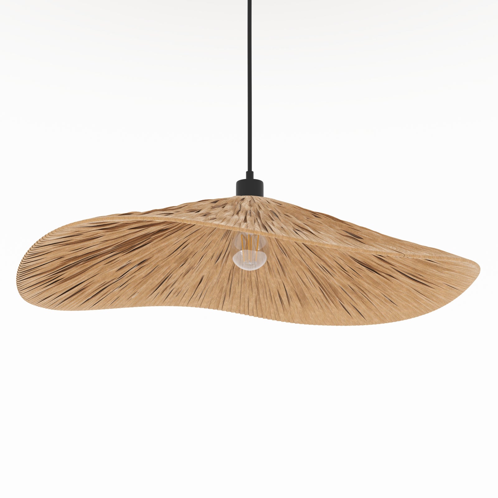 suspension en raphia couleur naturelle 75 cm stellaire