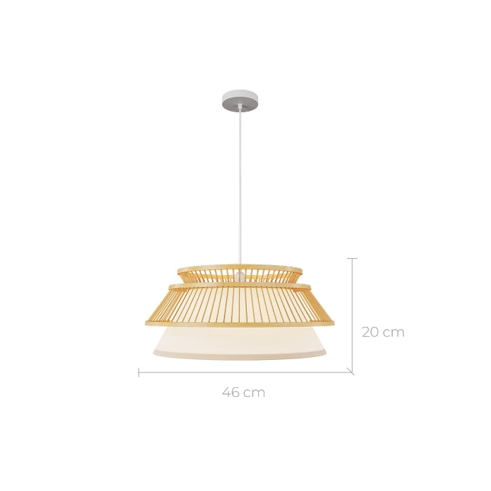 suspension ethnique en bambou maupiti