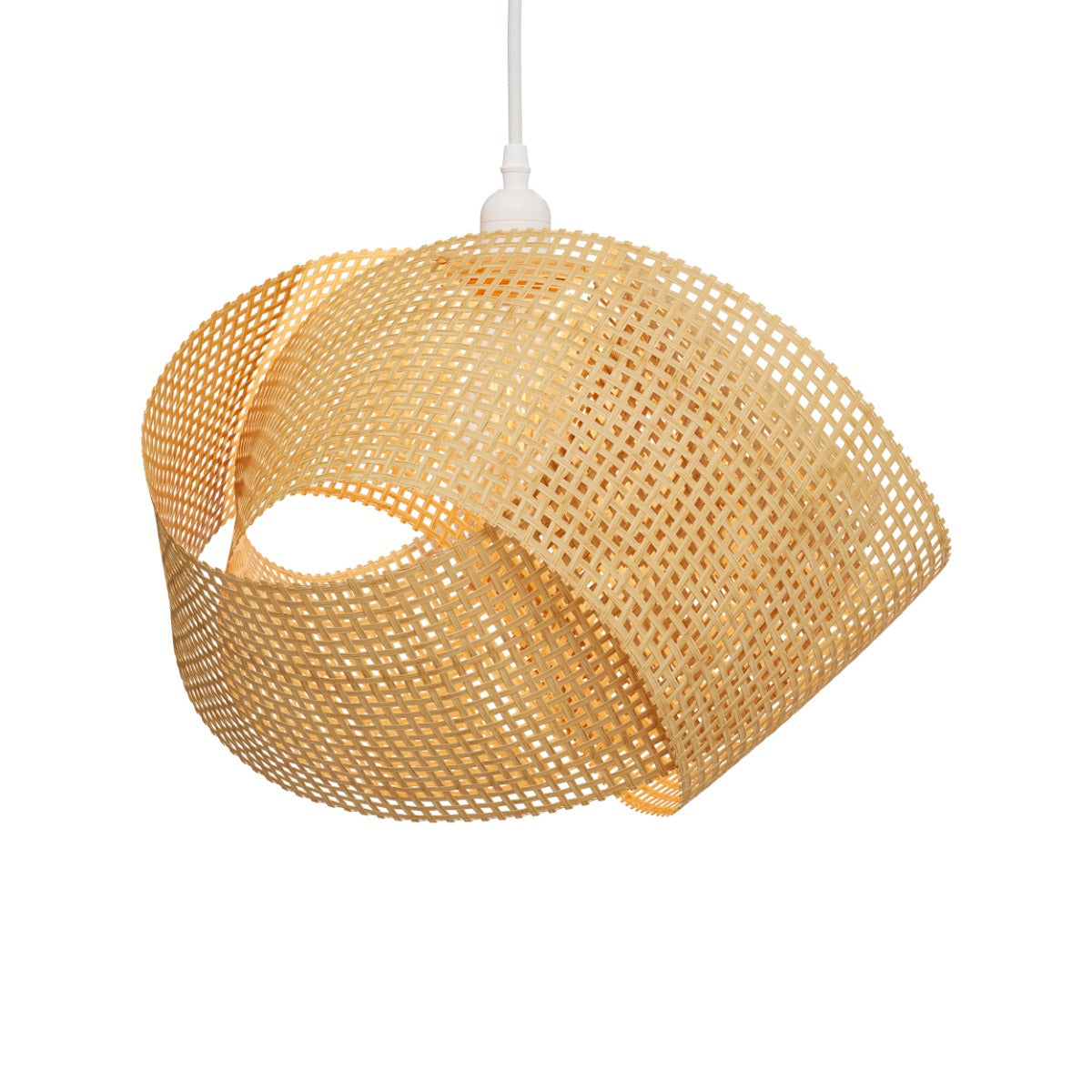 suspension orta en bambou naturel et metal d40 cm