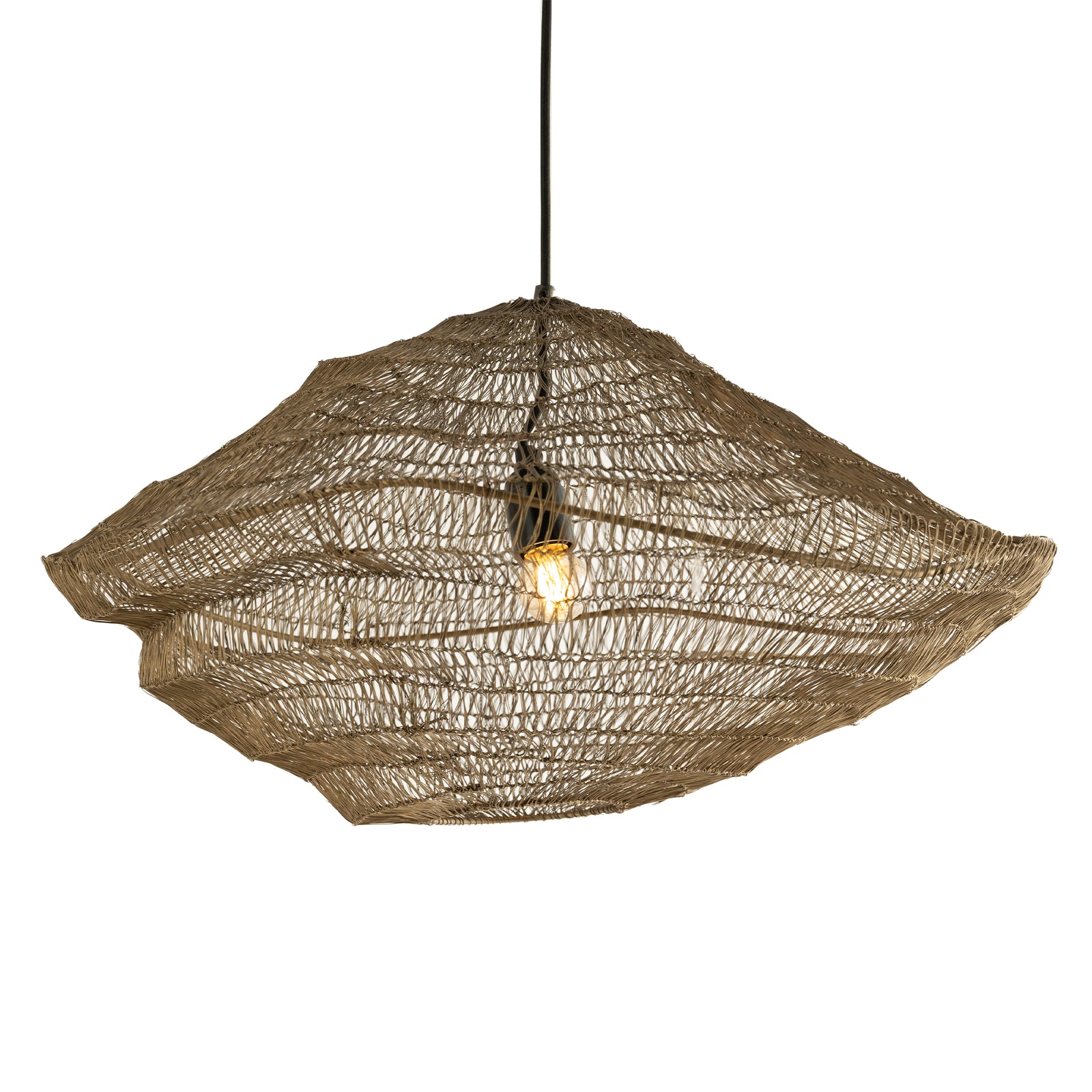 suspension ramo en metal dore d 61 cm fond blanc