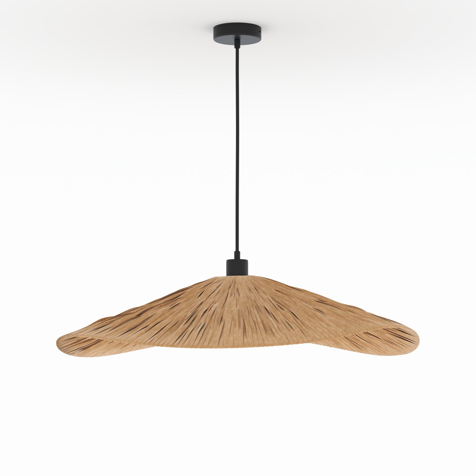 suspension raphia naturelle stellaire 75 cm