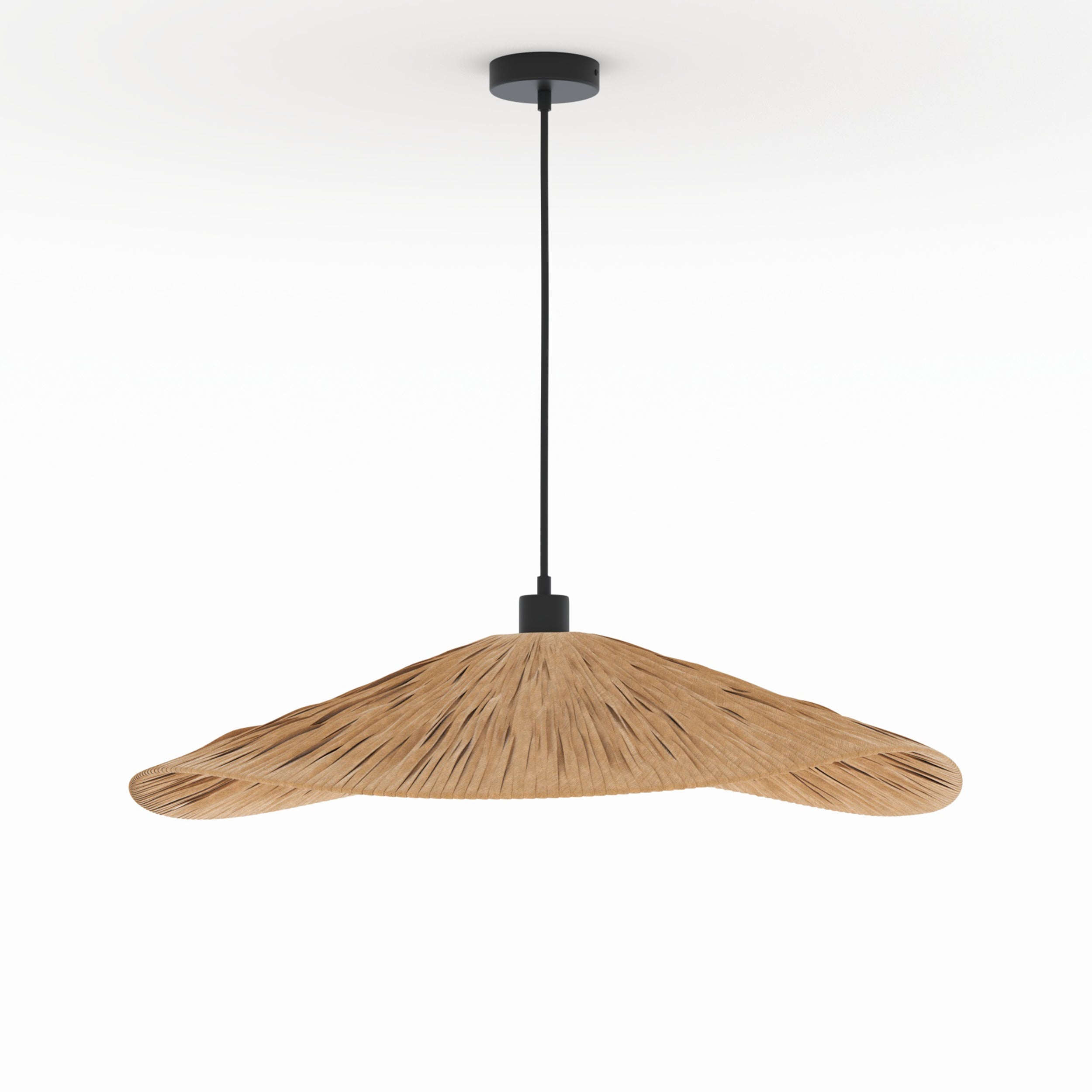 suspension raphia naturelle stellaire 75 cm