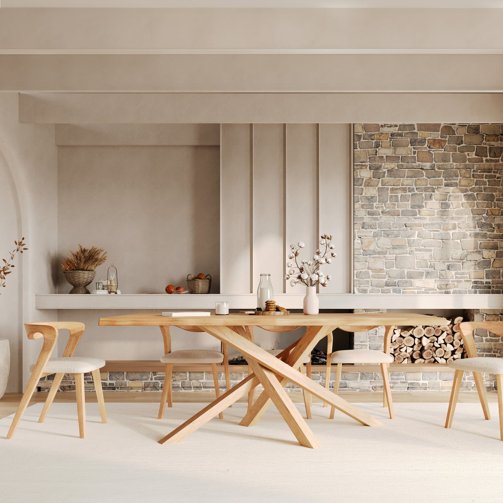 table 8 places bois clair hevea massif robin