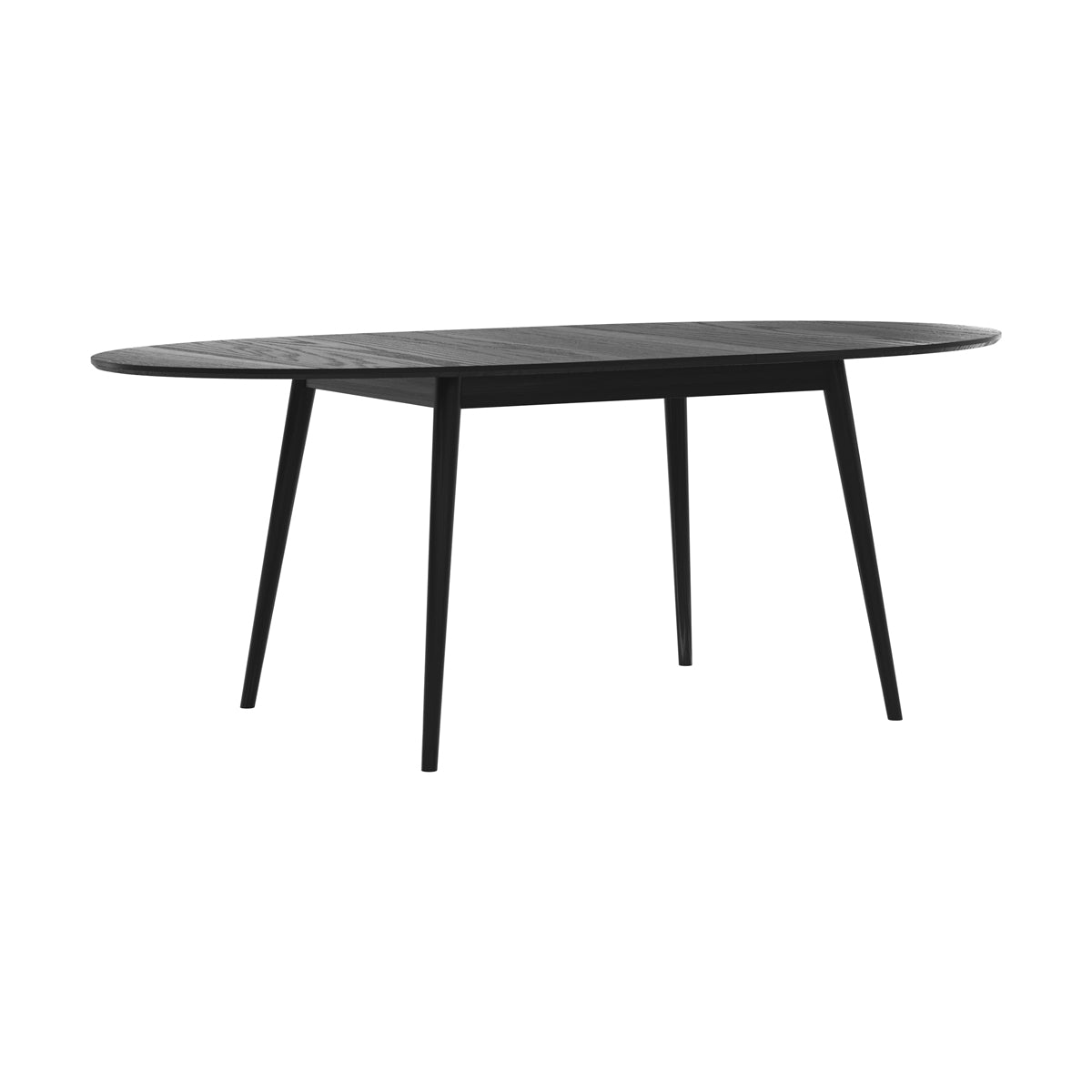 table a manger en bois noir extensible eddy