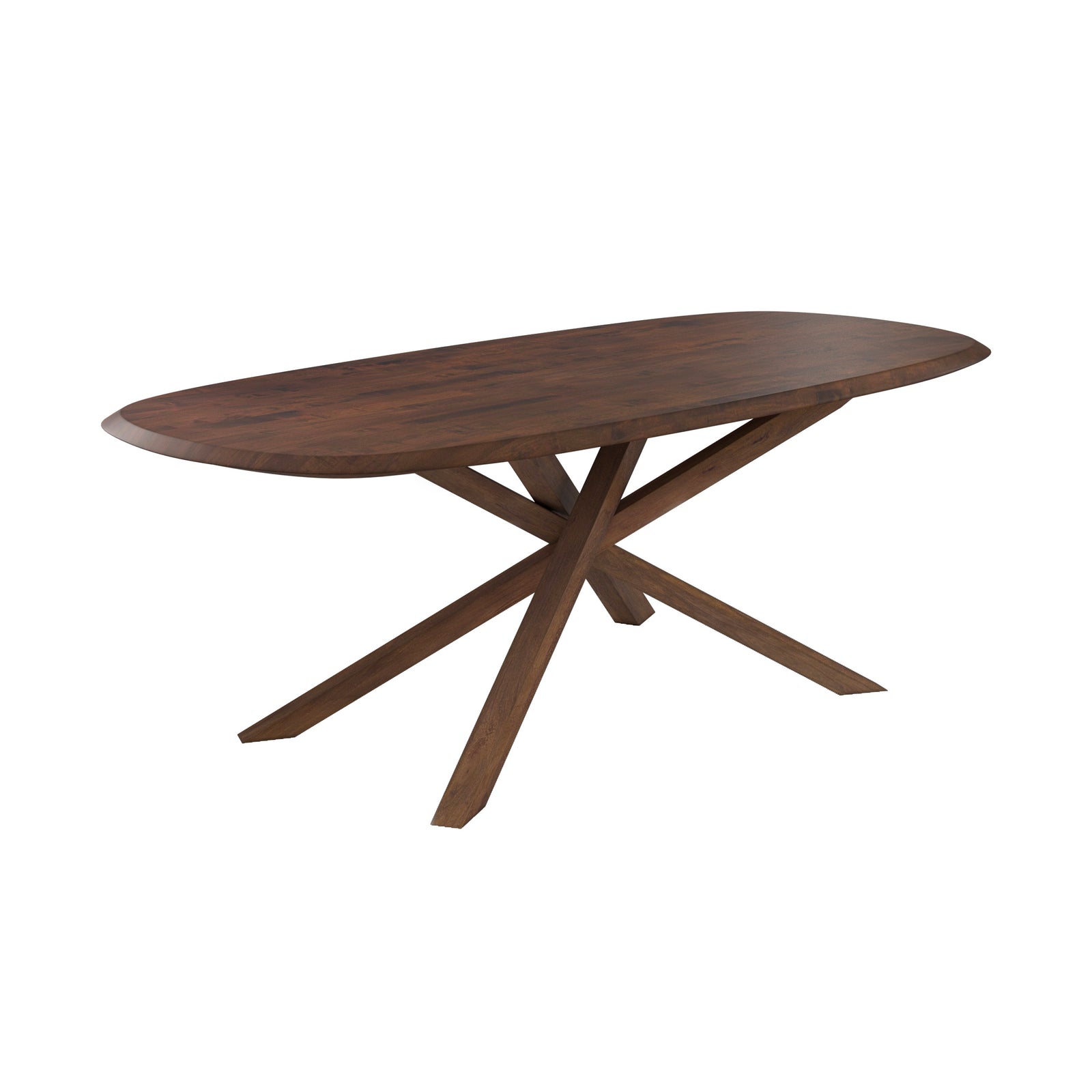 table aladin en bois d hevea massif fonce 8 places fond blanc
