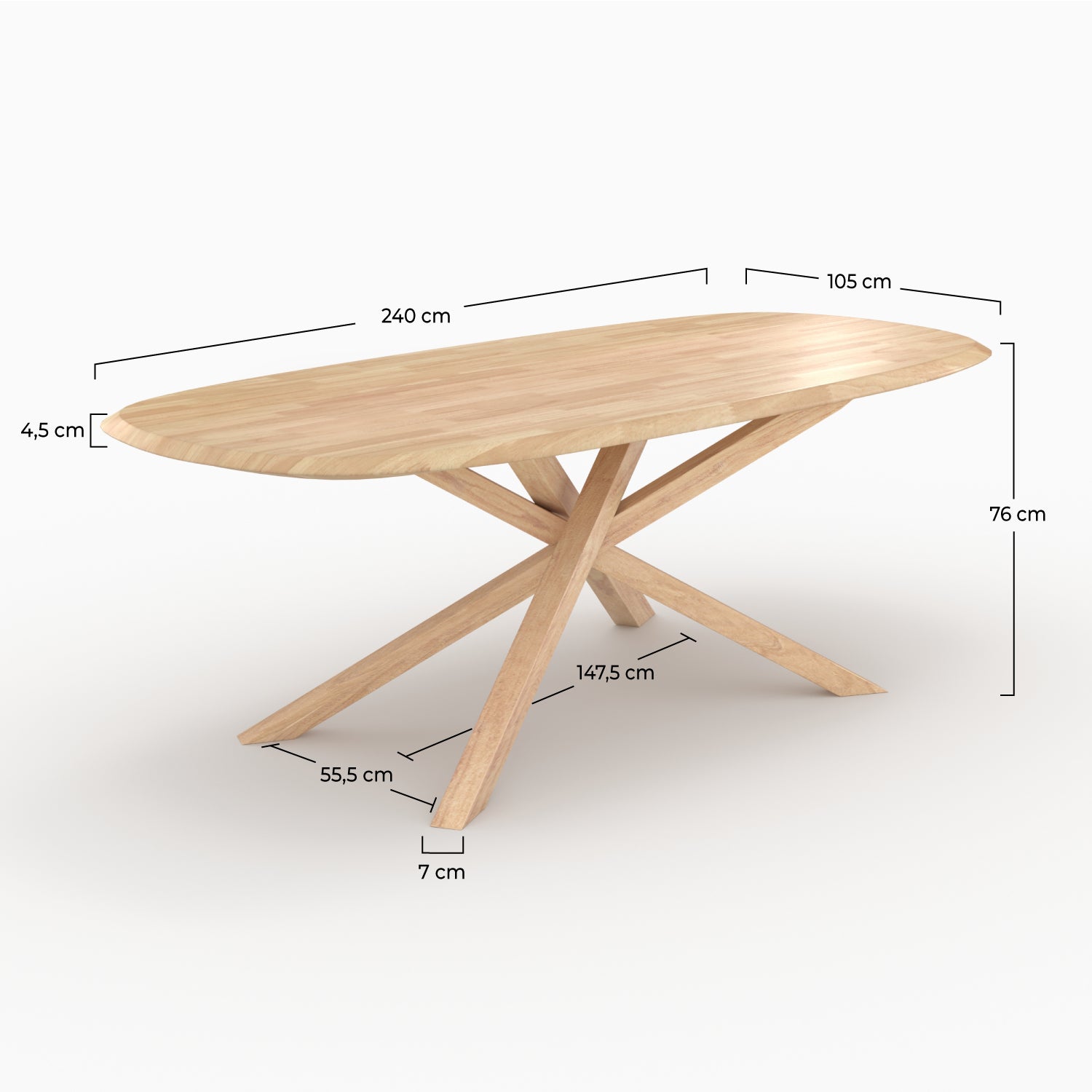table aladin rectangulaire bois d hevea massif 8 personnes rdv deco_1