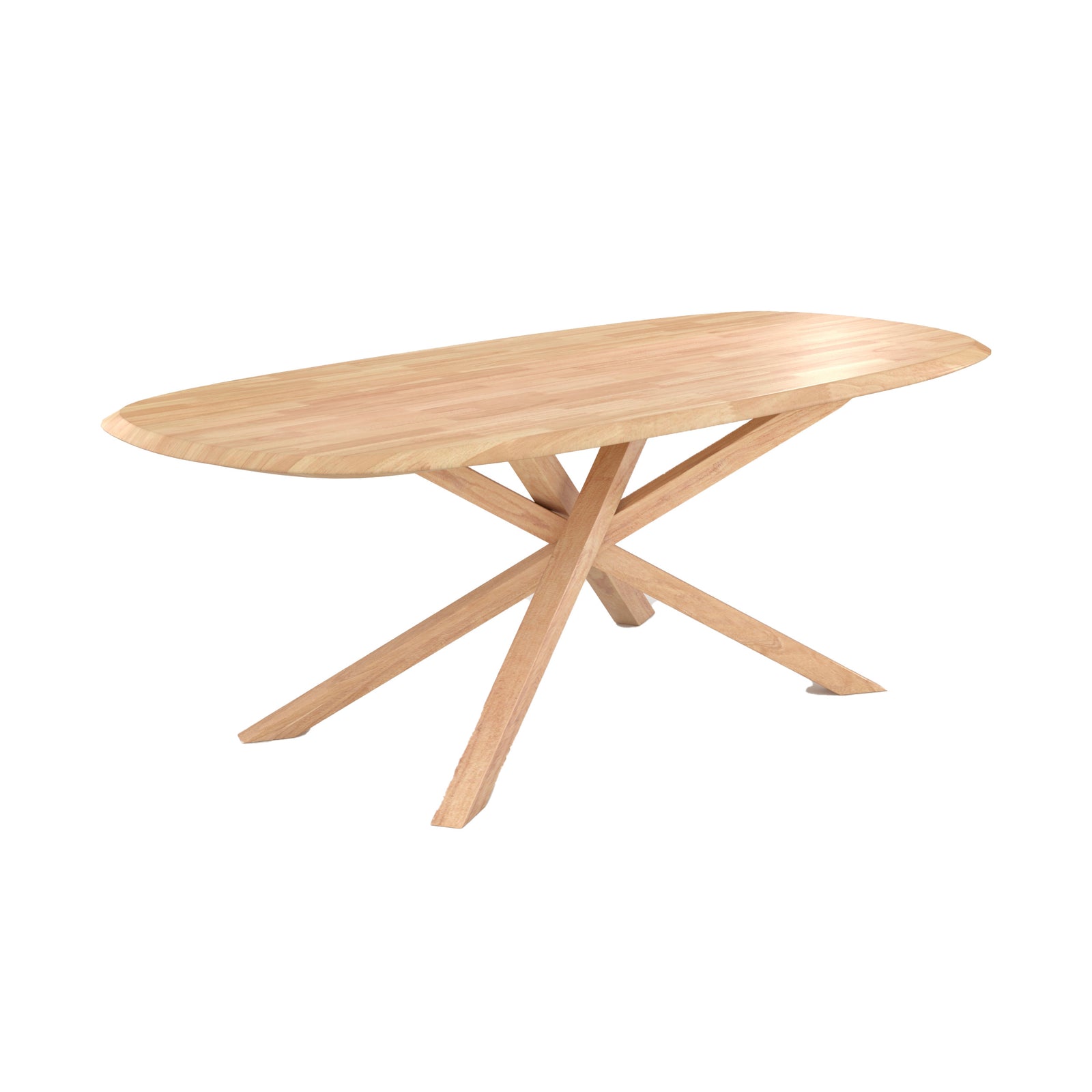 table aladin rectangulaire en bois d hevea massif 8 personnes fond blanc