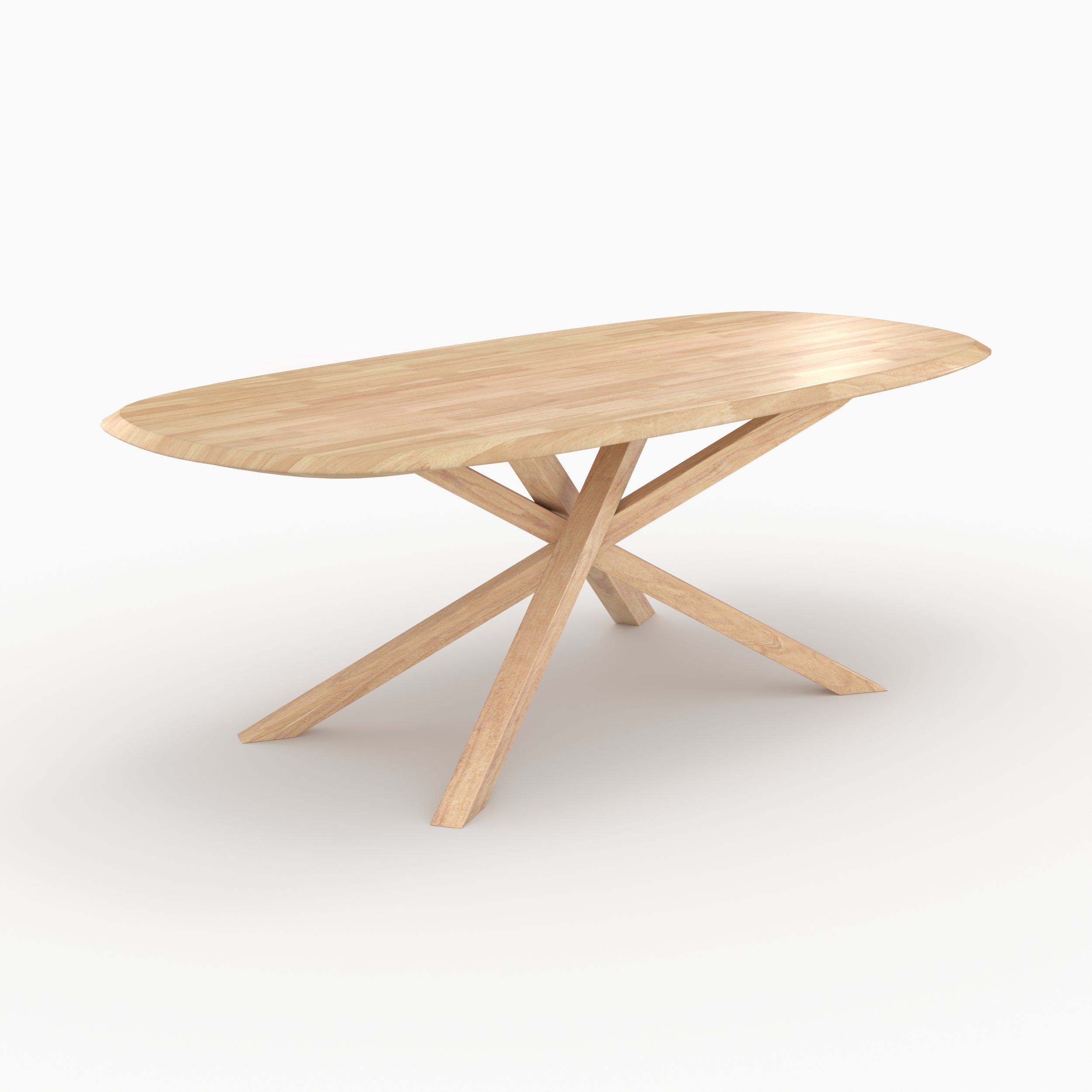 table aladin rectangulaire en bois d hevea massif 8 personnes