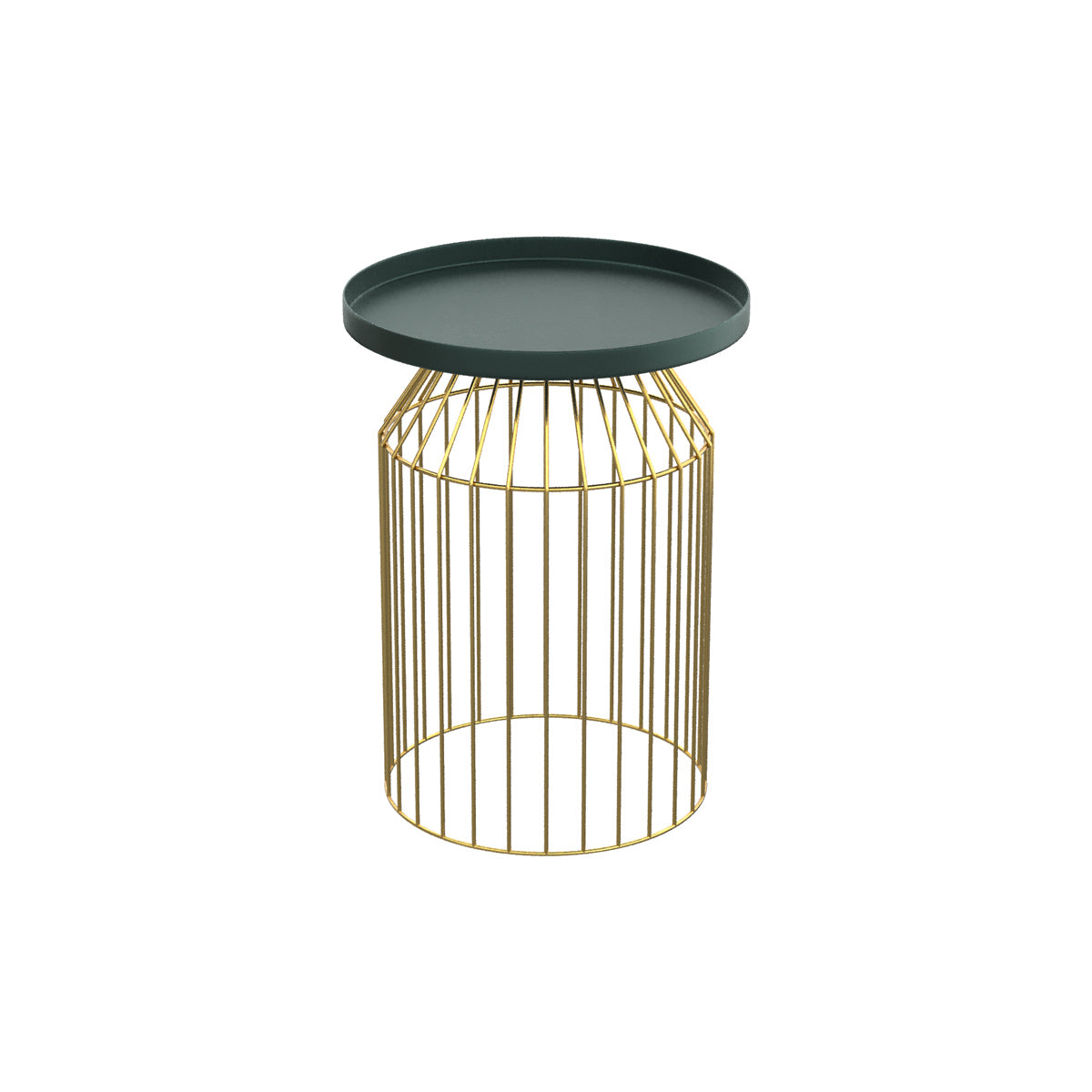 table basse art deco palombe vert et dore