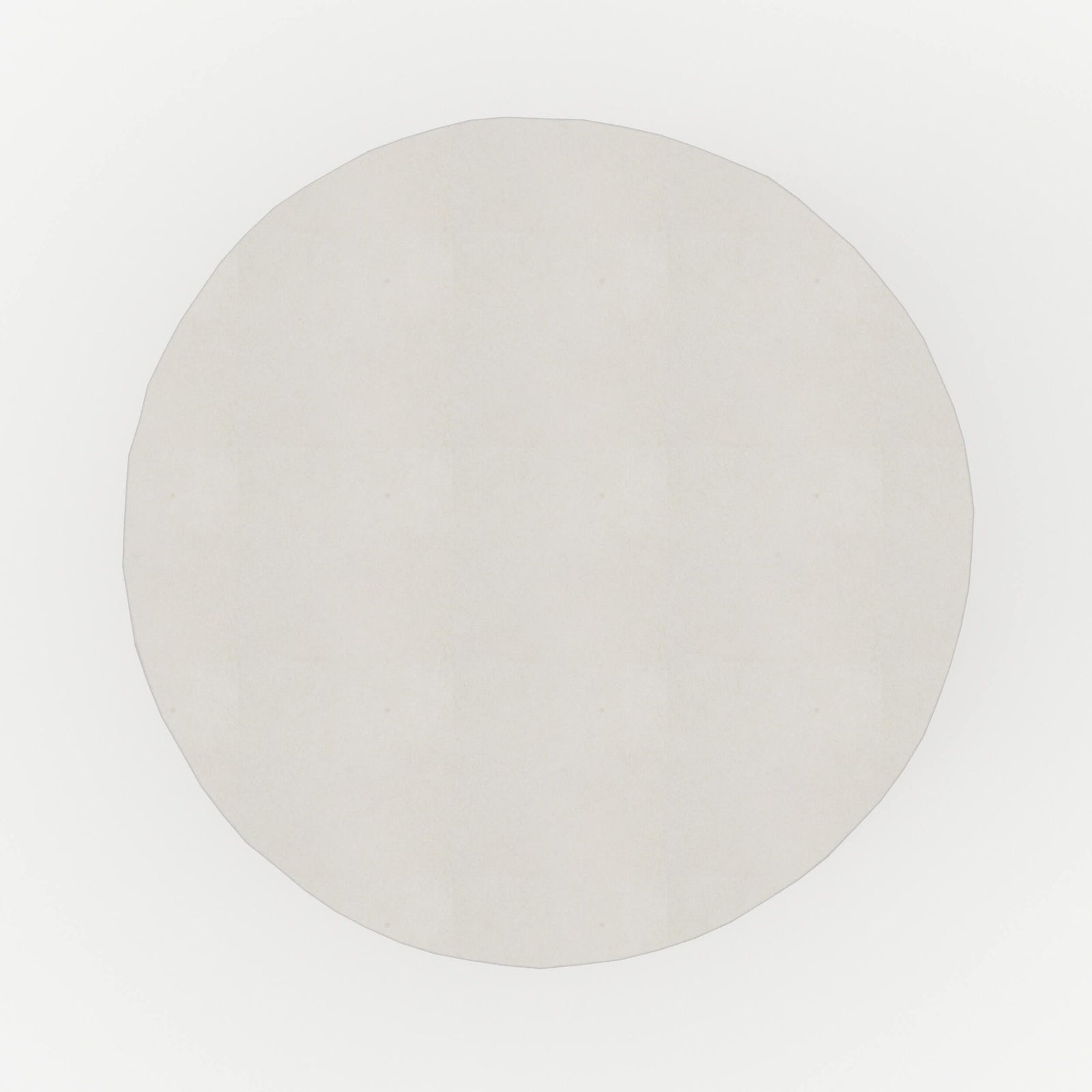 table basse blanche beton appoint ronde capri