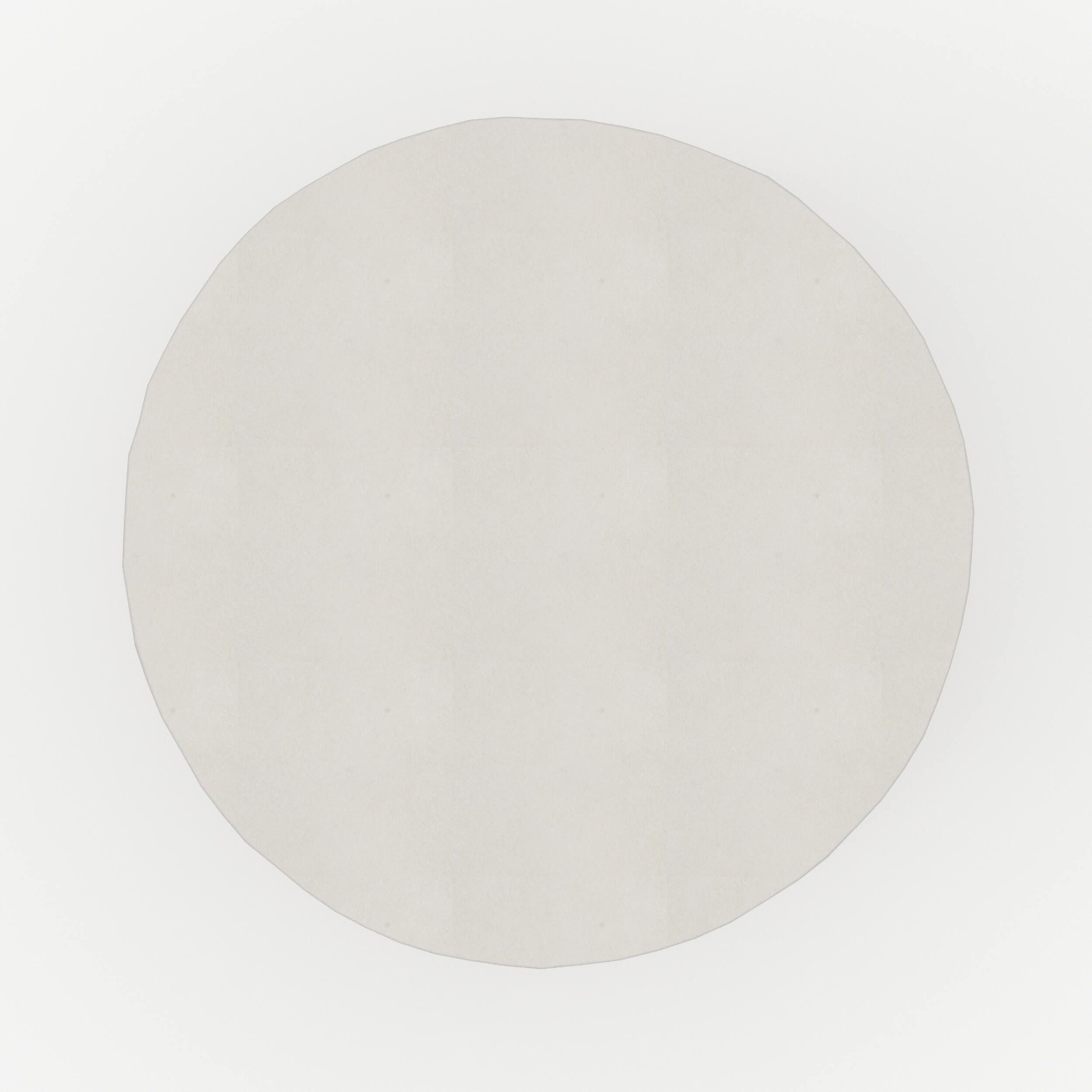 table basse blanche beton appoint ronde capri
