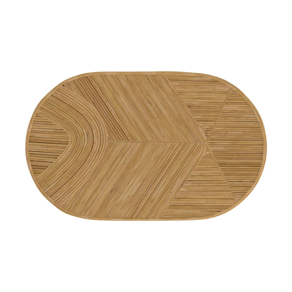 table basse boheme chic helene ovale