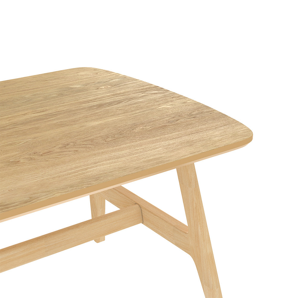 table basse bois clair 120 cm suly