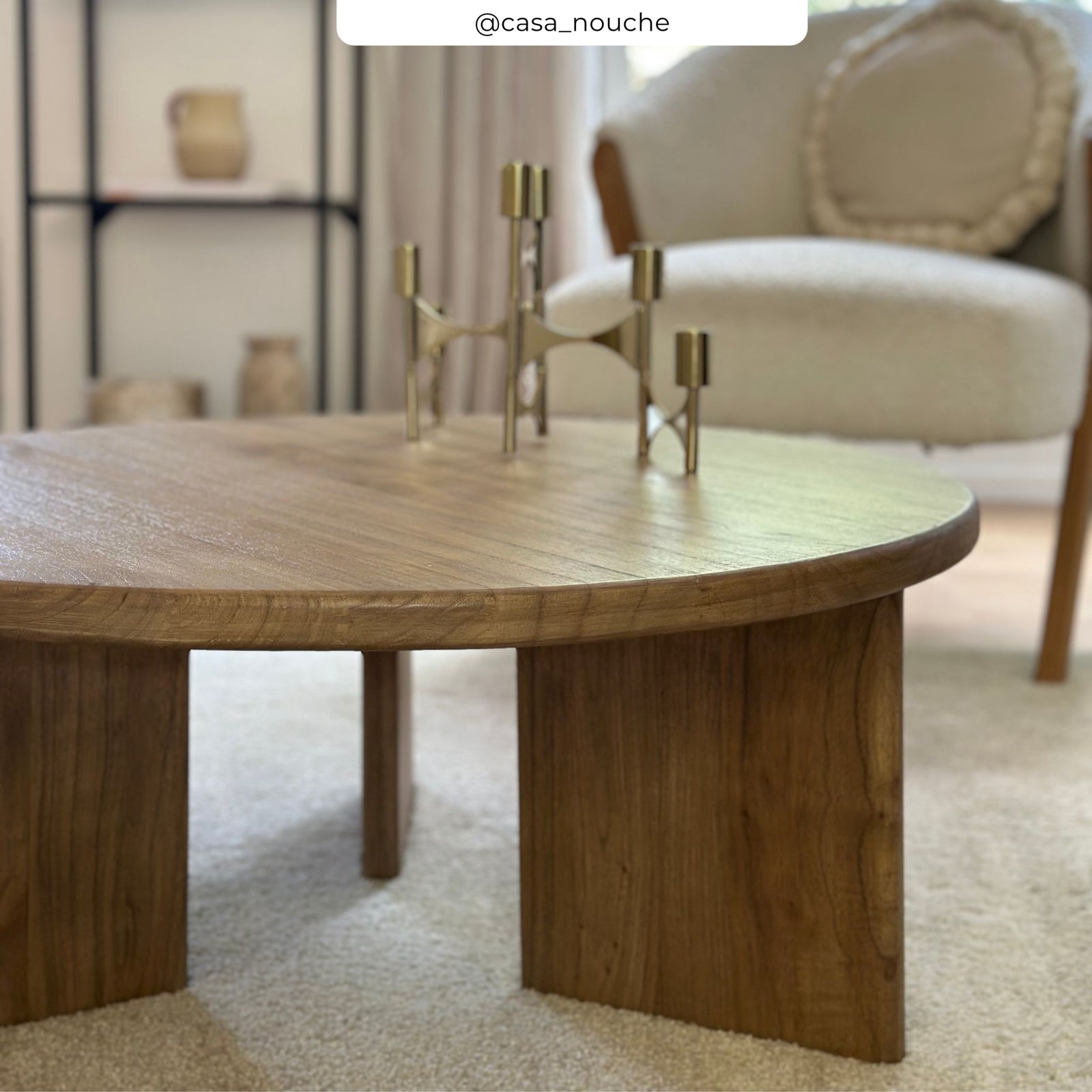 table basse bois massif de mindi galia rdv deco