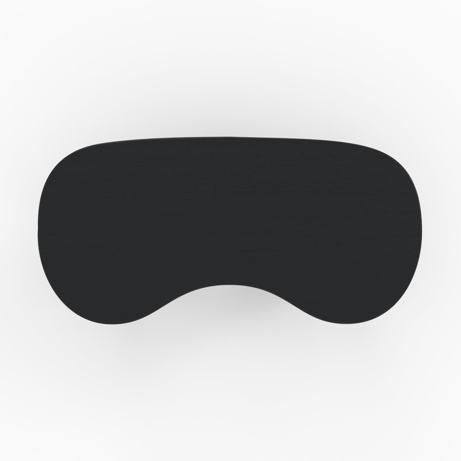 table basse bois massif de mindi noir organique