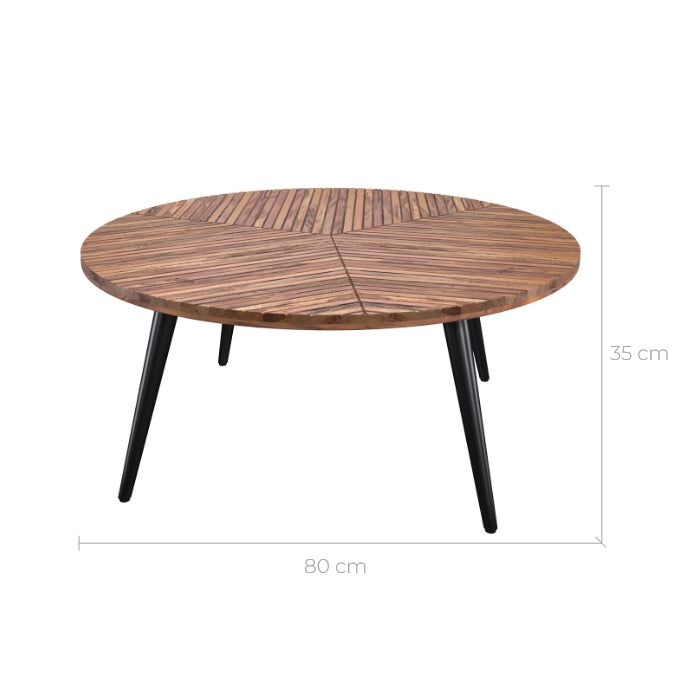 table basse brun