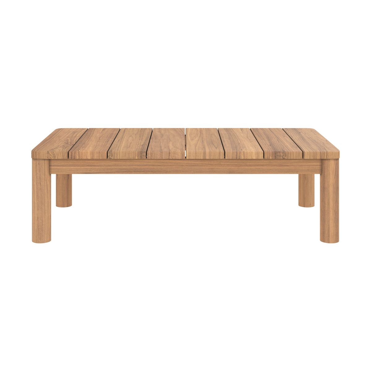 table basse de jardin en bois de teck massif bakole